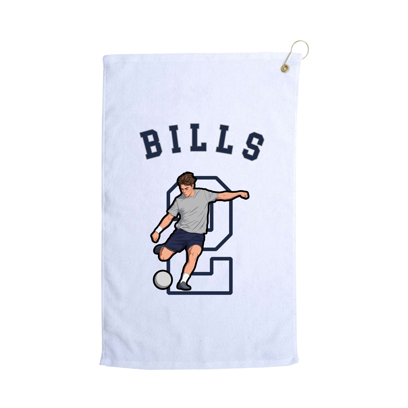 Golf Towel — Shirsey Arch in White