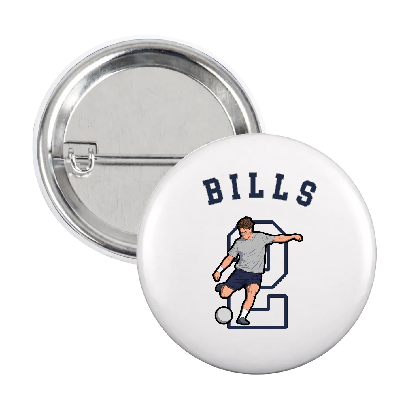 Game Day Button — Shirsey Arch in White