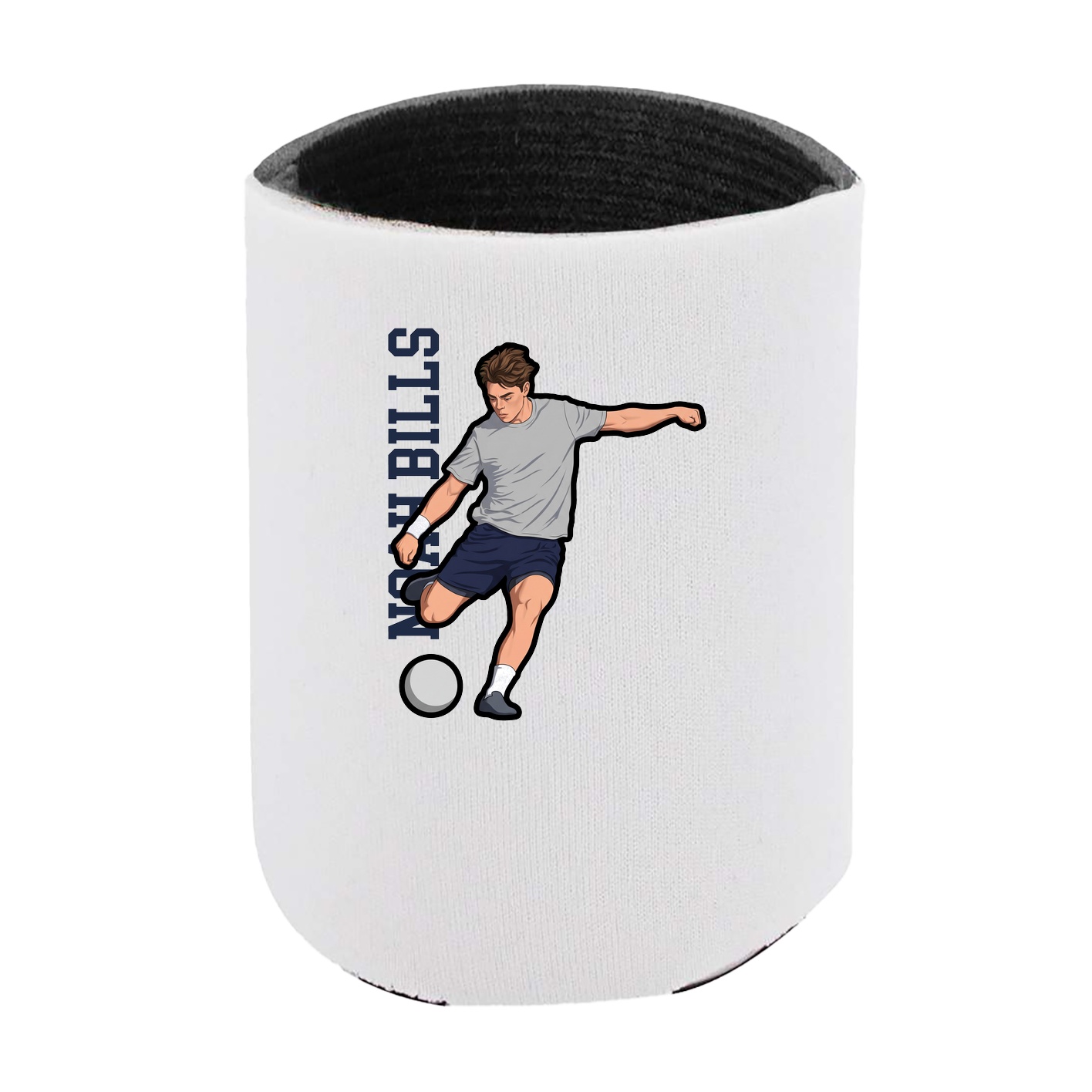 Can Holder — Name Vertical in White