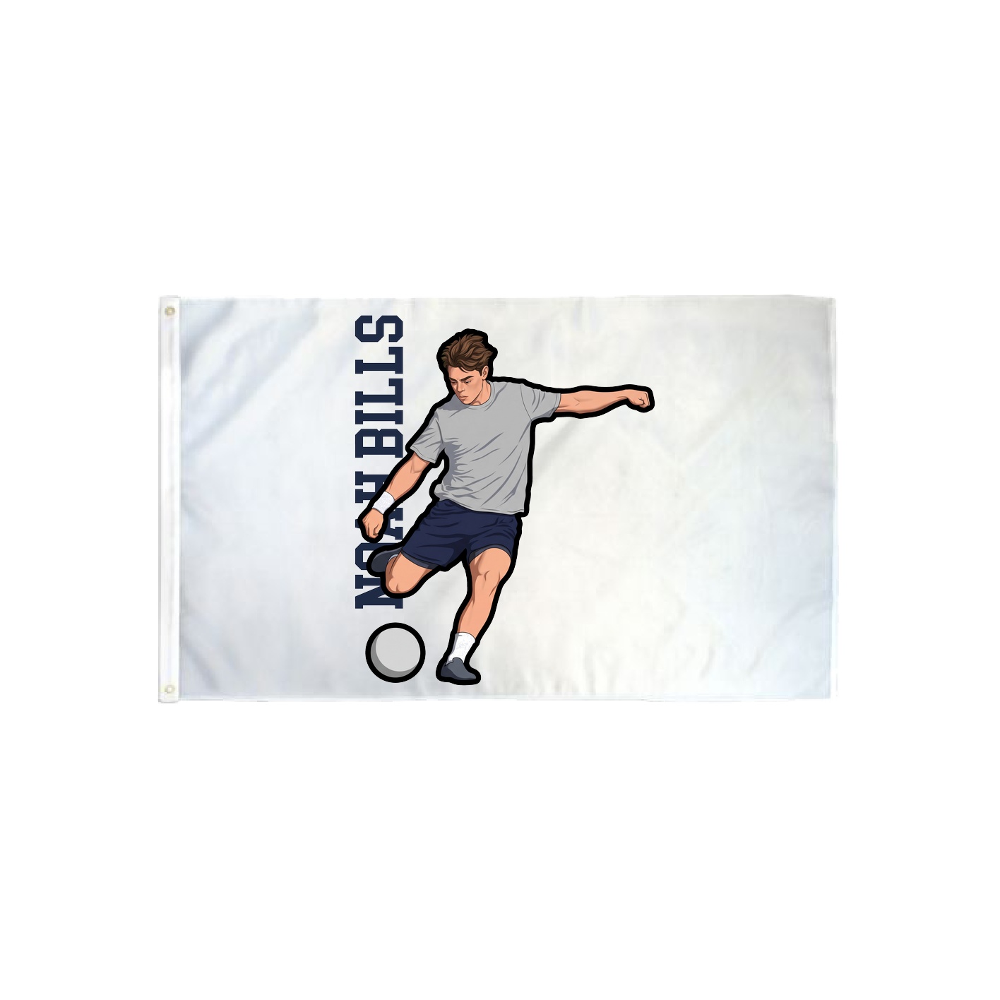 3x5 Flag — Name Vertical in Classic