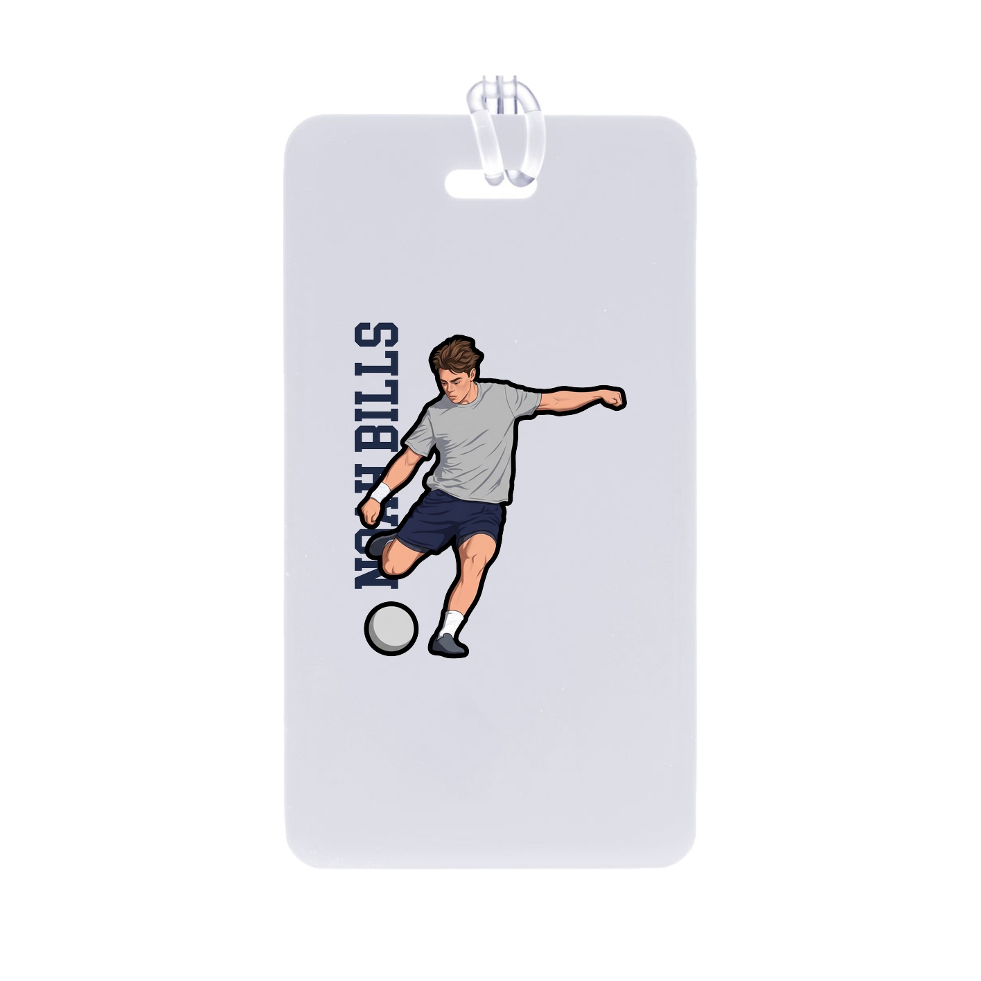 Bag Tag — Name Vertical in Classic