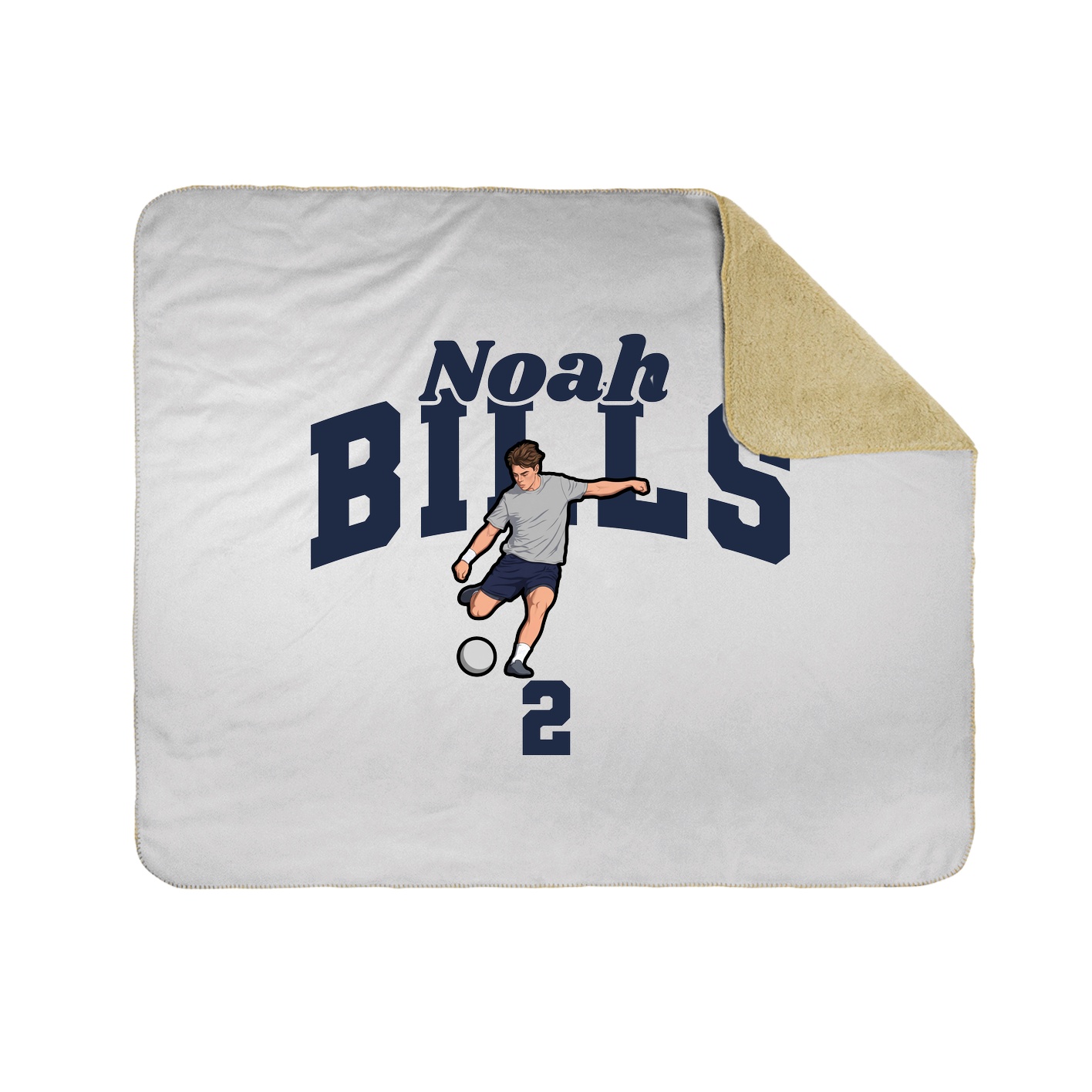 Throw Blanket — Signature Arch in White