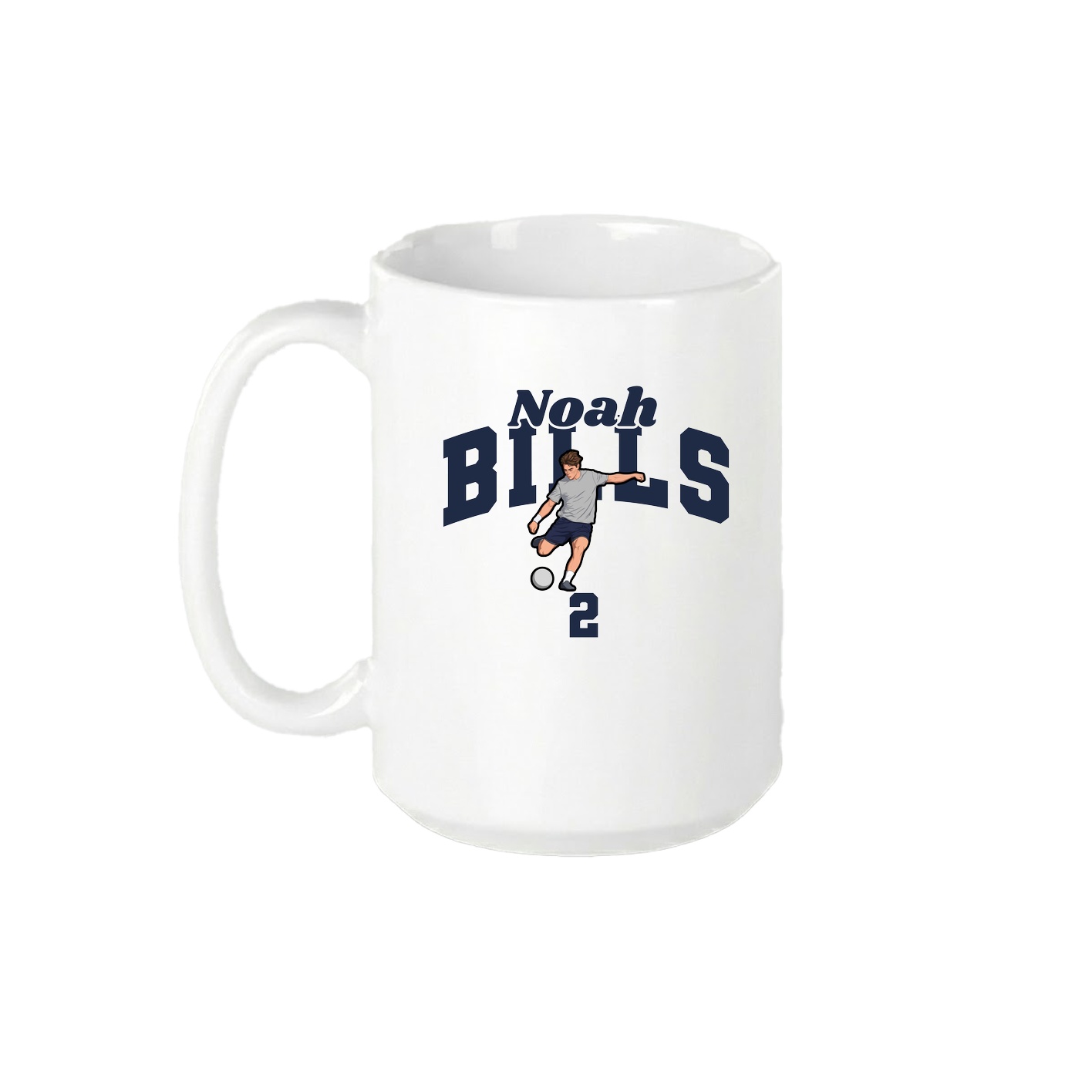 15oz Coffee Mug — Signature Arch in White