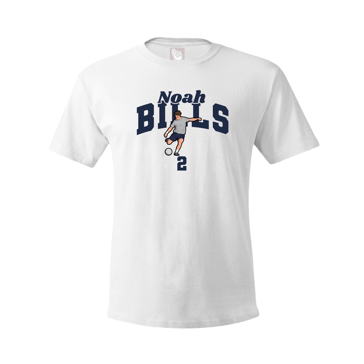 Youth Tee — Signature Arch in White