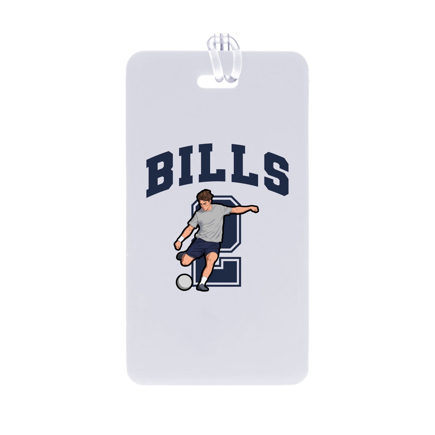 Bag Tag — Number in Classic