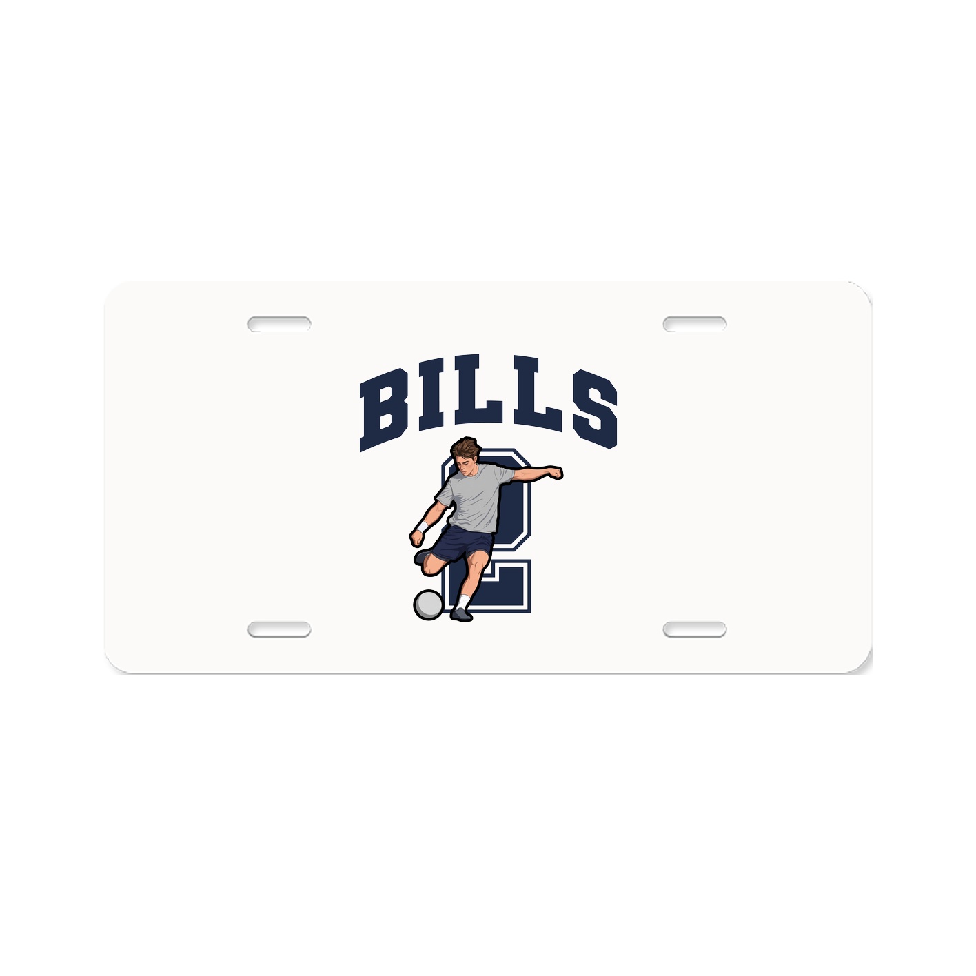 License Plate — Number in Classic