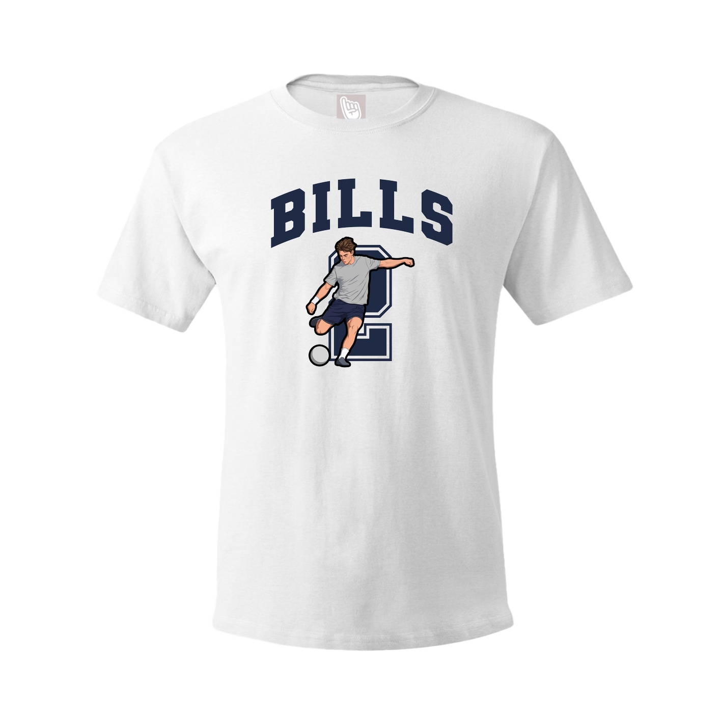 Tee — Number in White