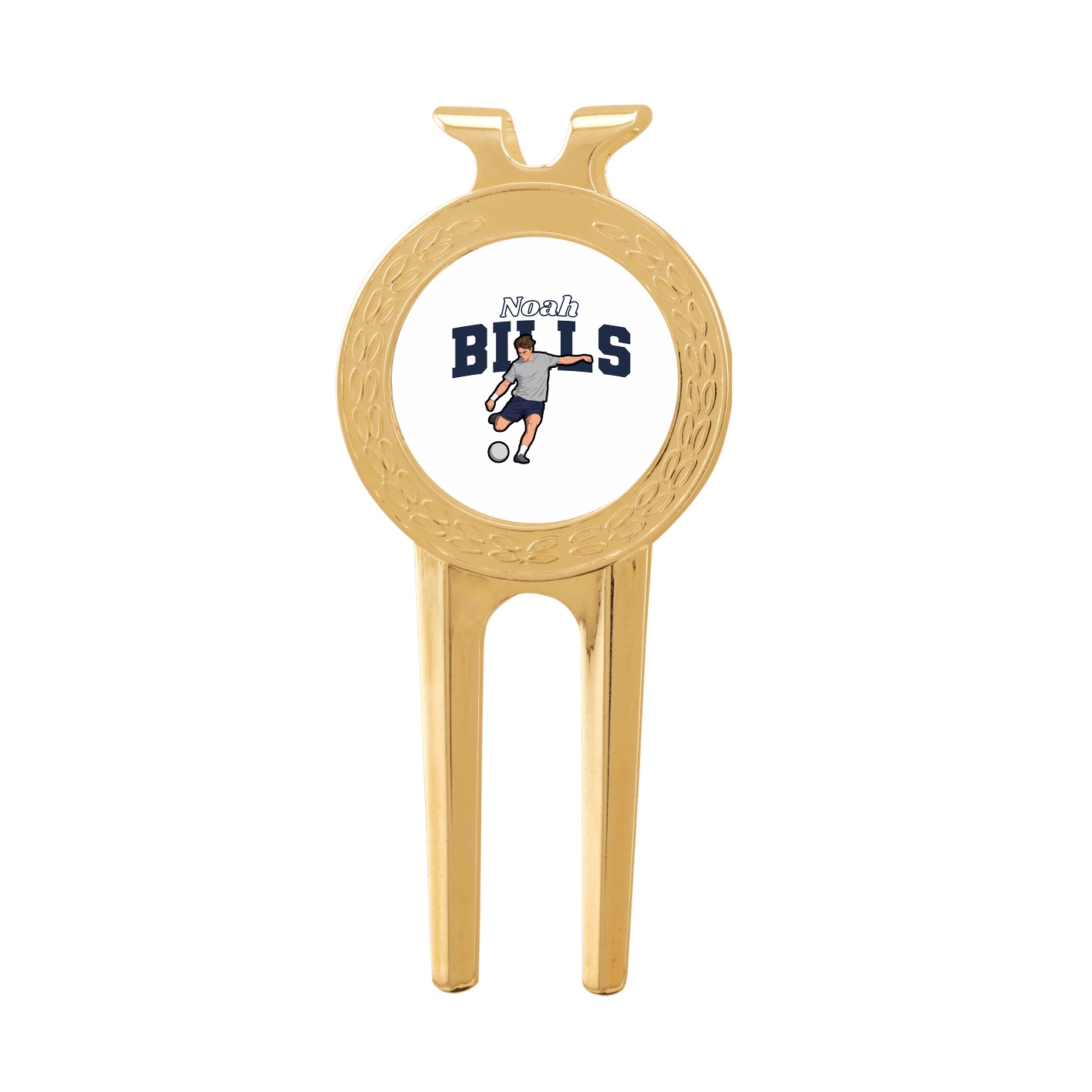 Divot Tool with Ball Marker — Name Arch in Classic