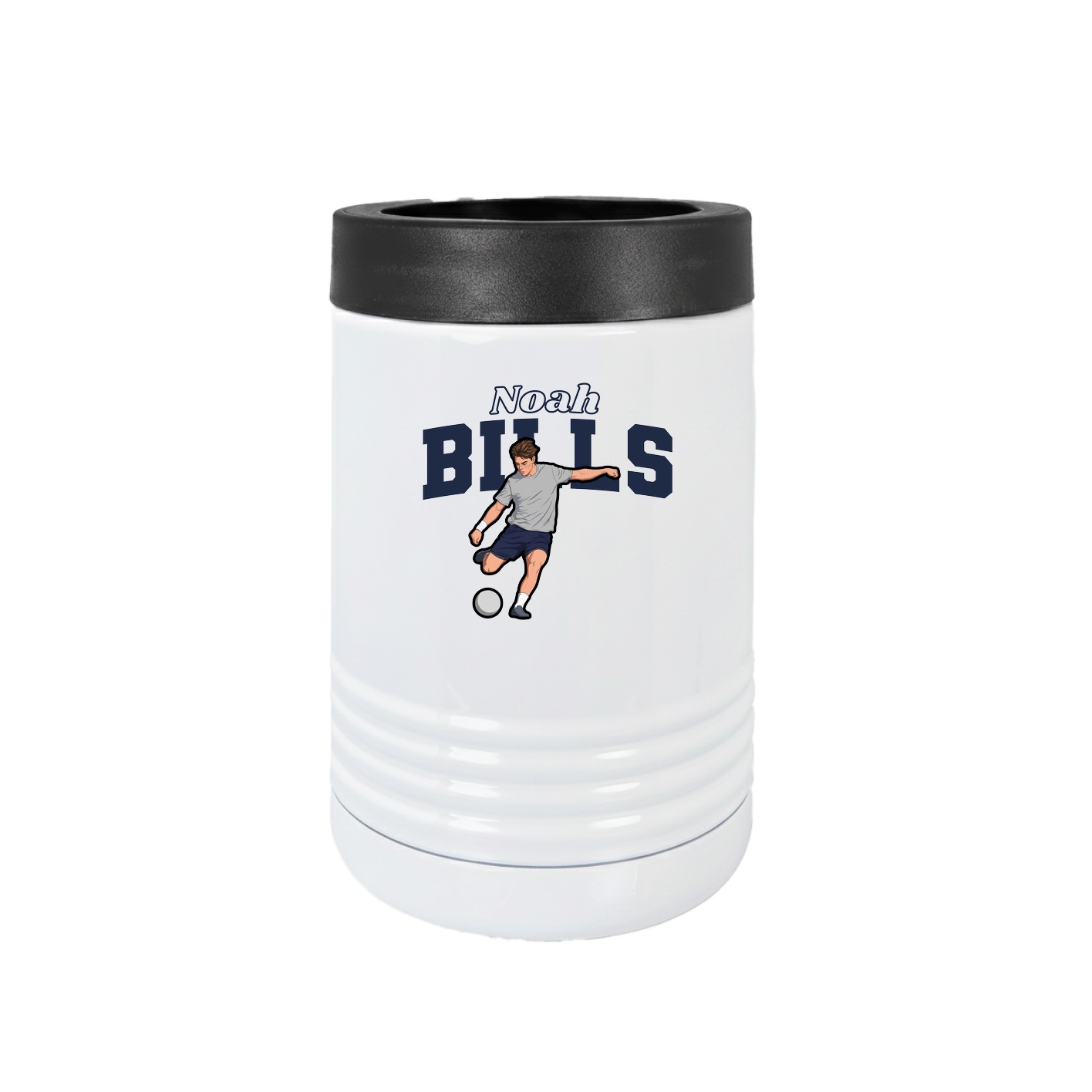 Beverage Holder — Name Arch in White