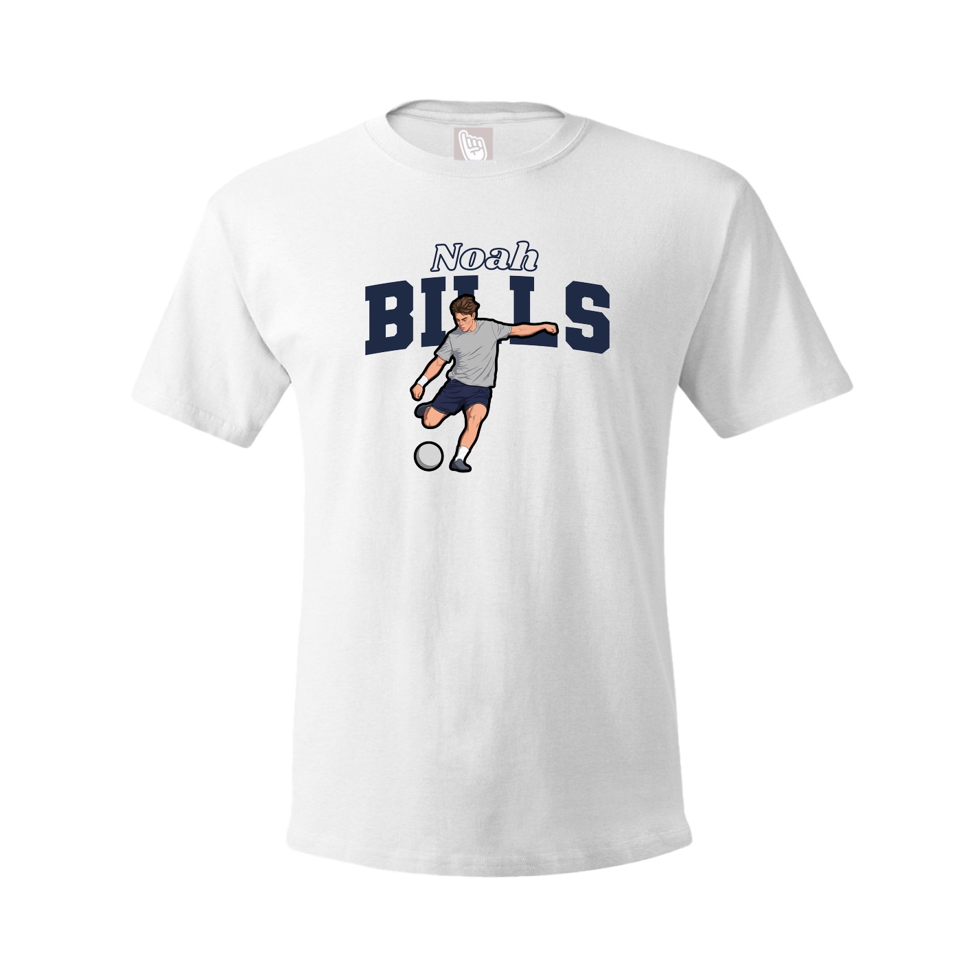 Tee — Name Arch in White