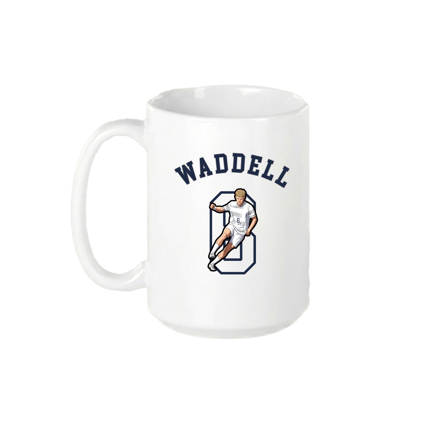 15oz Coffee Mug — Shirsey Arch in White