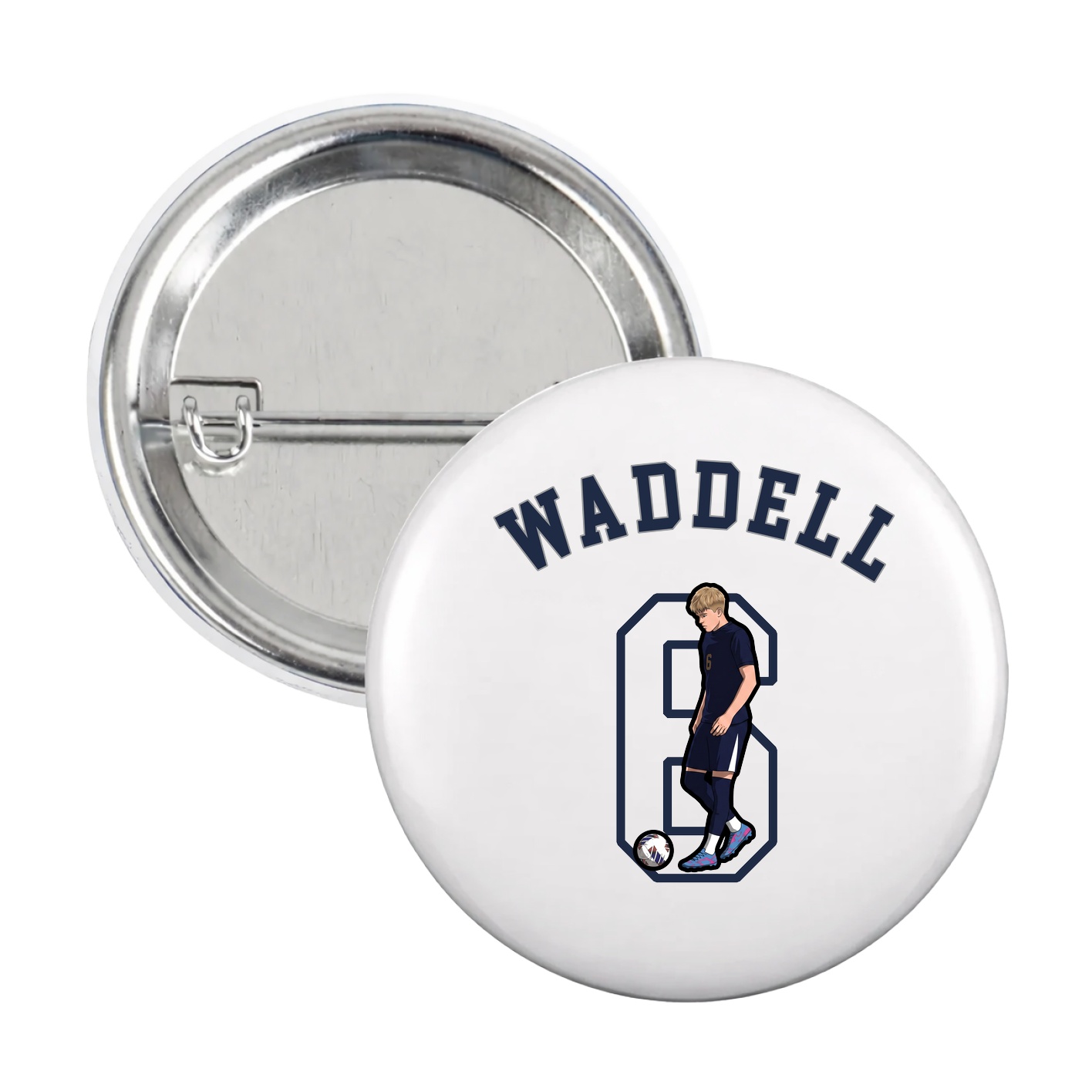 Game Day Button — Shirsey Arch in White
