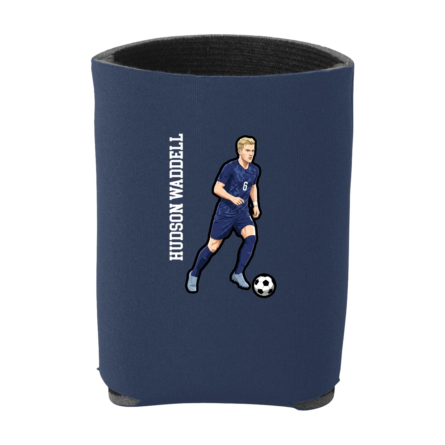 Can Holder — Name Vertical in Navy