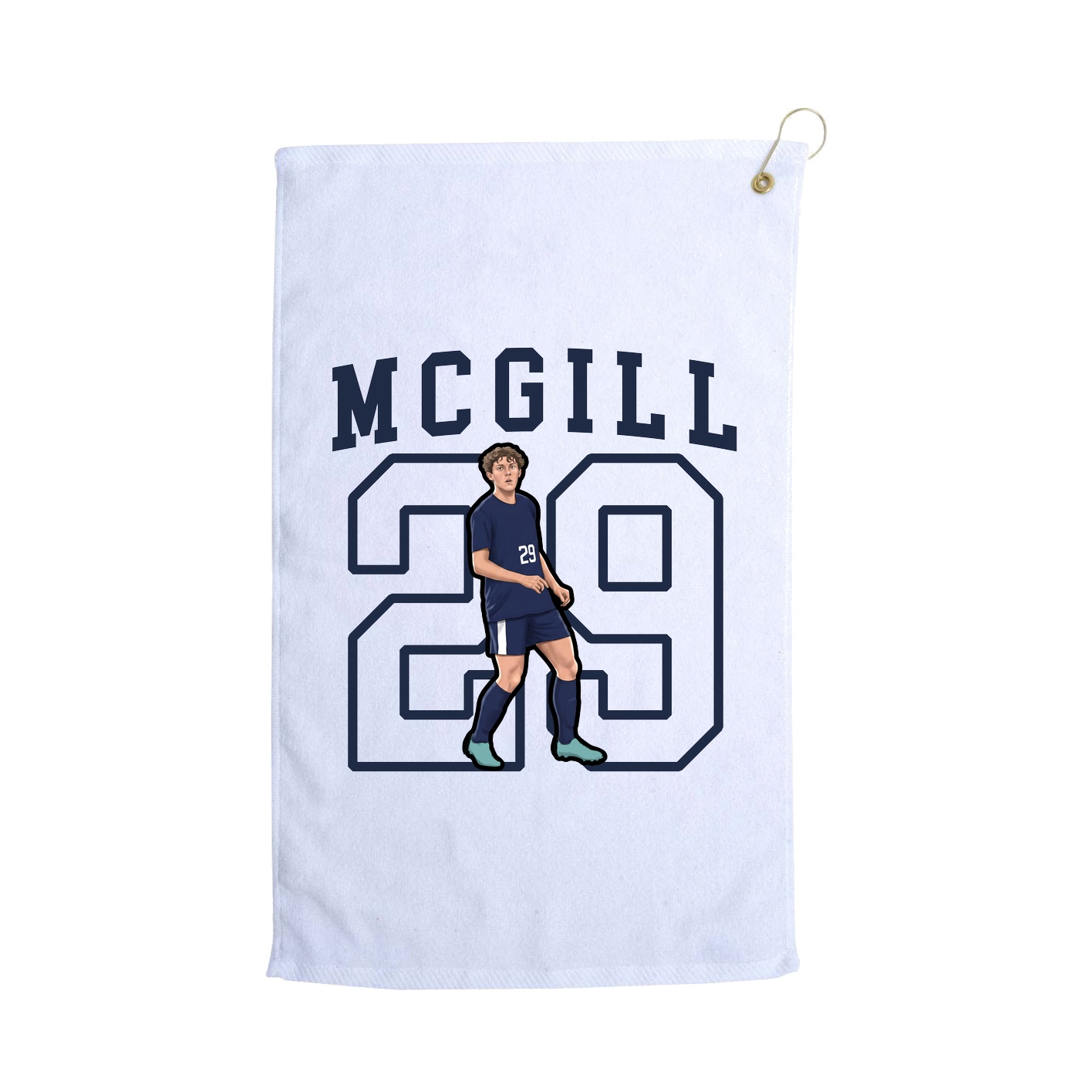 Golf Towel — Shirsey in White