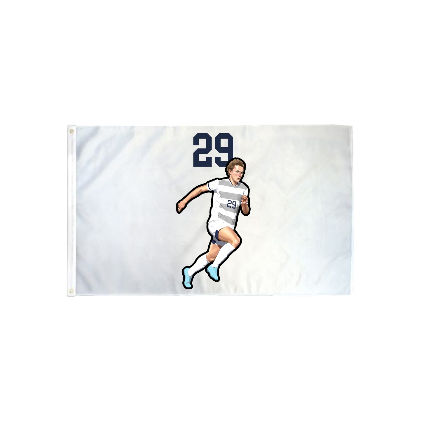 3x5 Flag — Number Top in Classic