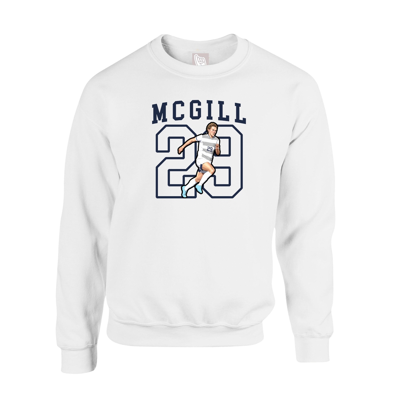 Fleece Crew — Shirsey in White