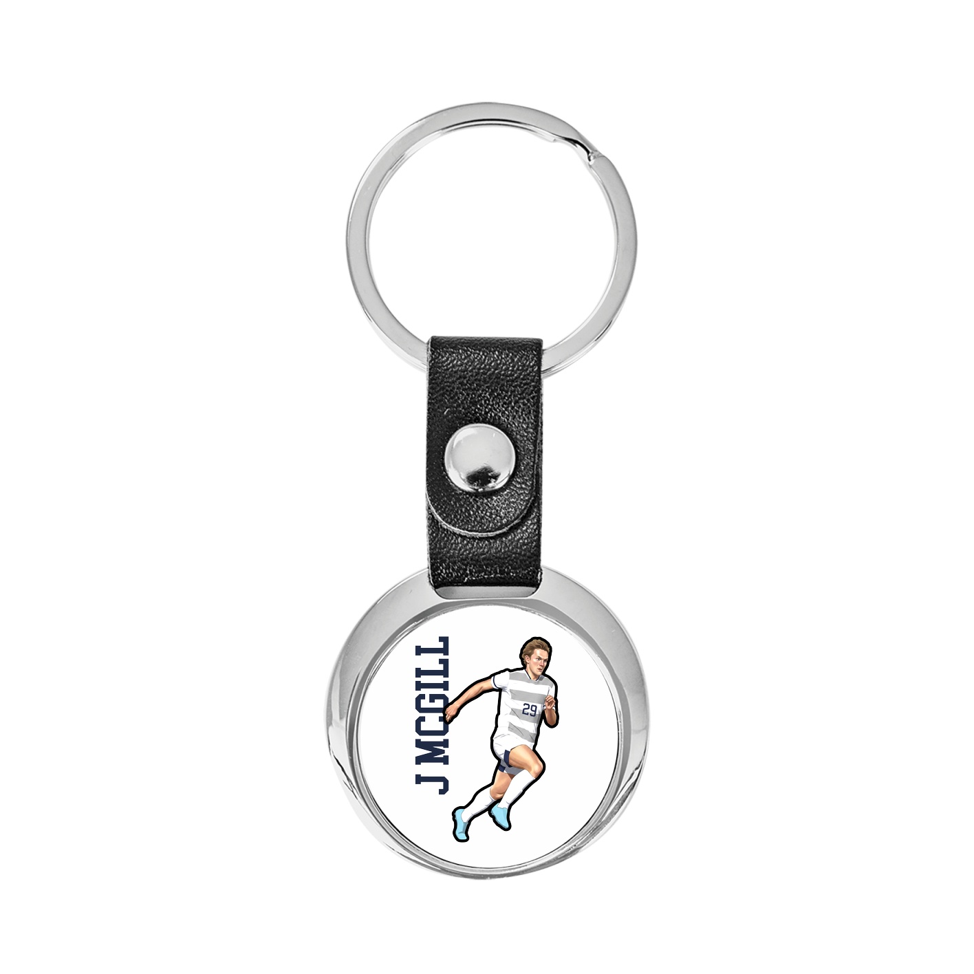 Key Chain — Name Vertical in Classic