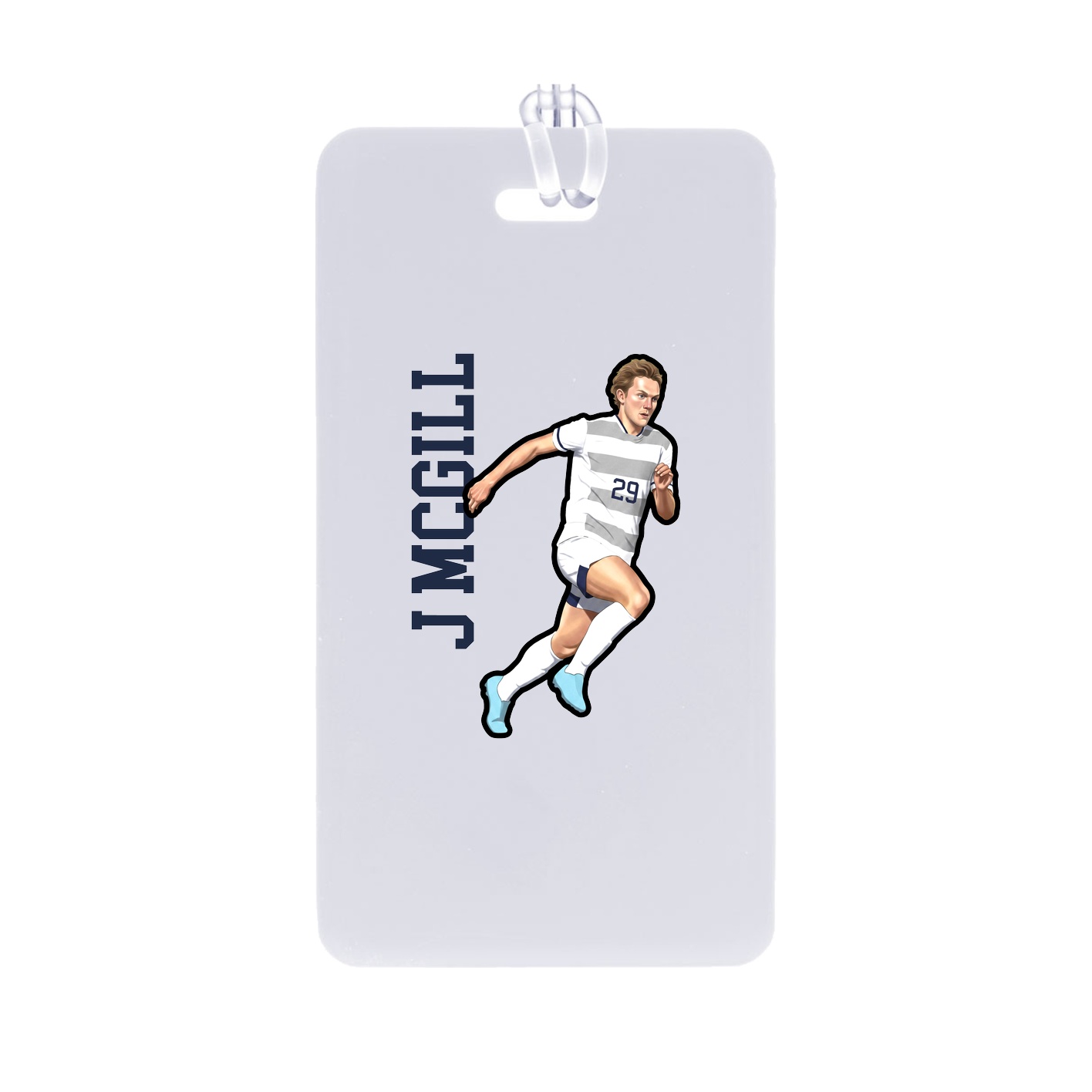 Bag Tag — Name Vertical in Classic