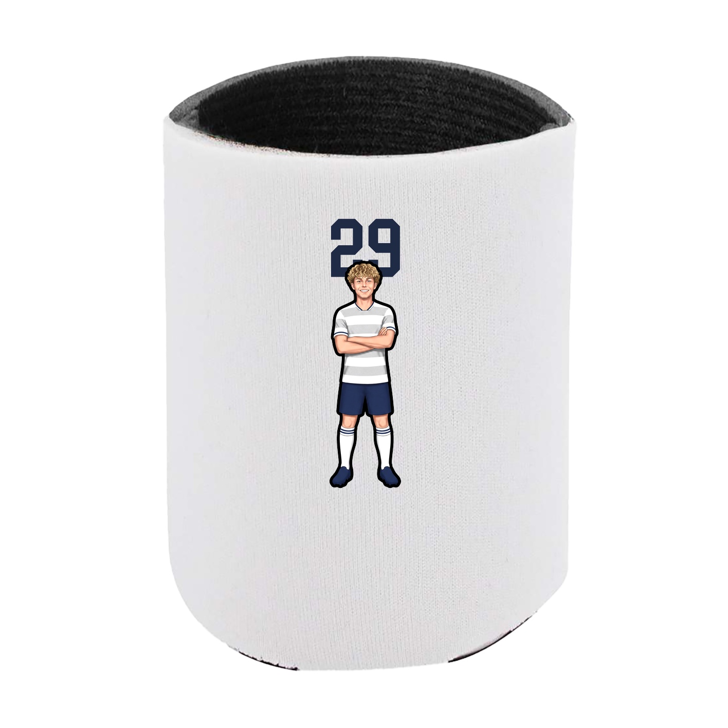 Can Holder — Number Top in White