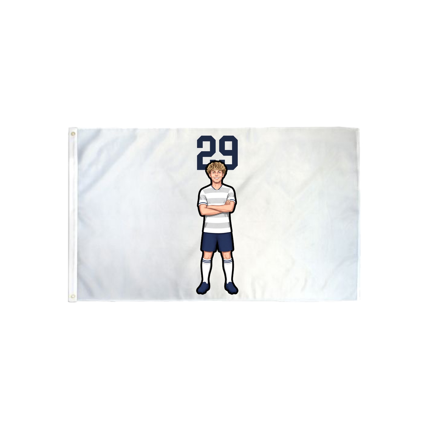 3x5 Flag — Number Top in Classic