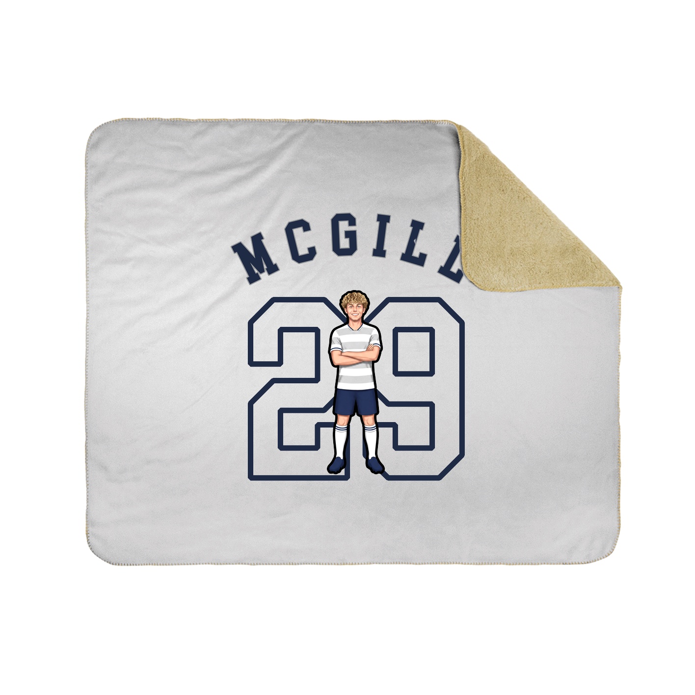 Throw Blanket — Shirsey Arch in White