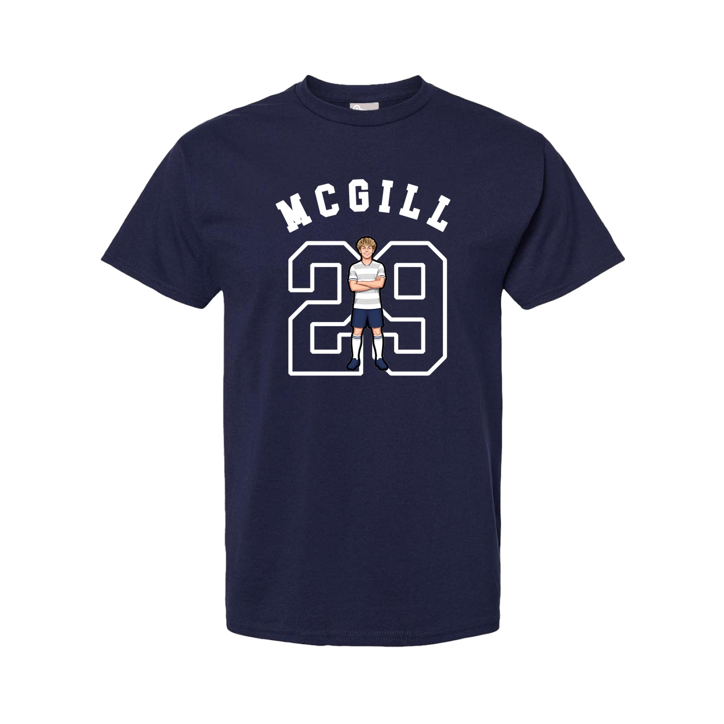Youth Tee — Shirsey Arch in Navy