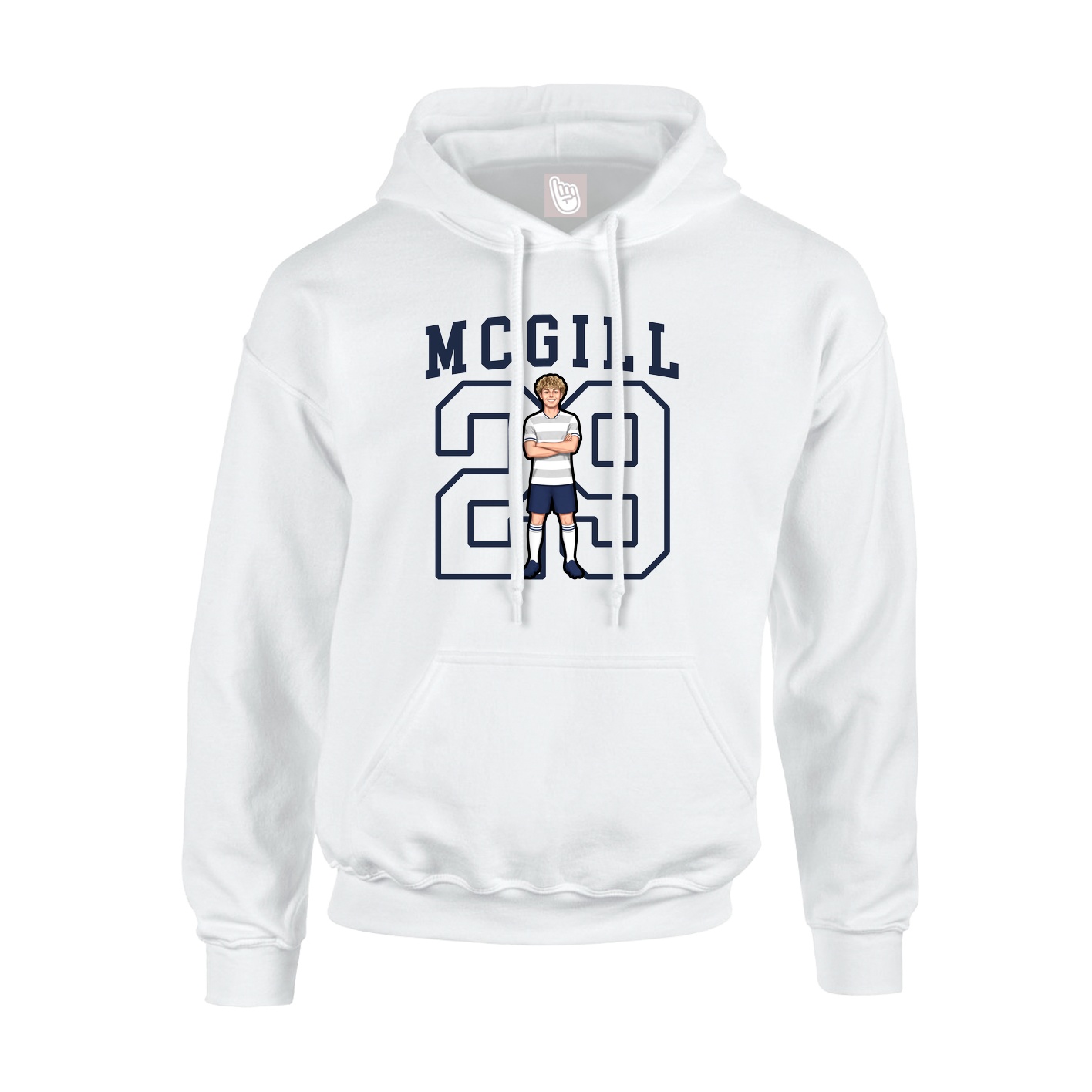 Youth Hoodie — Shirsey in White