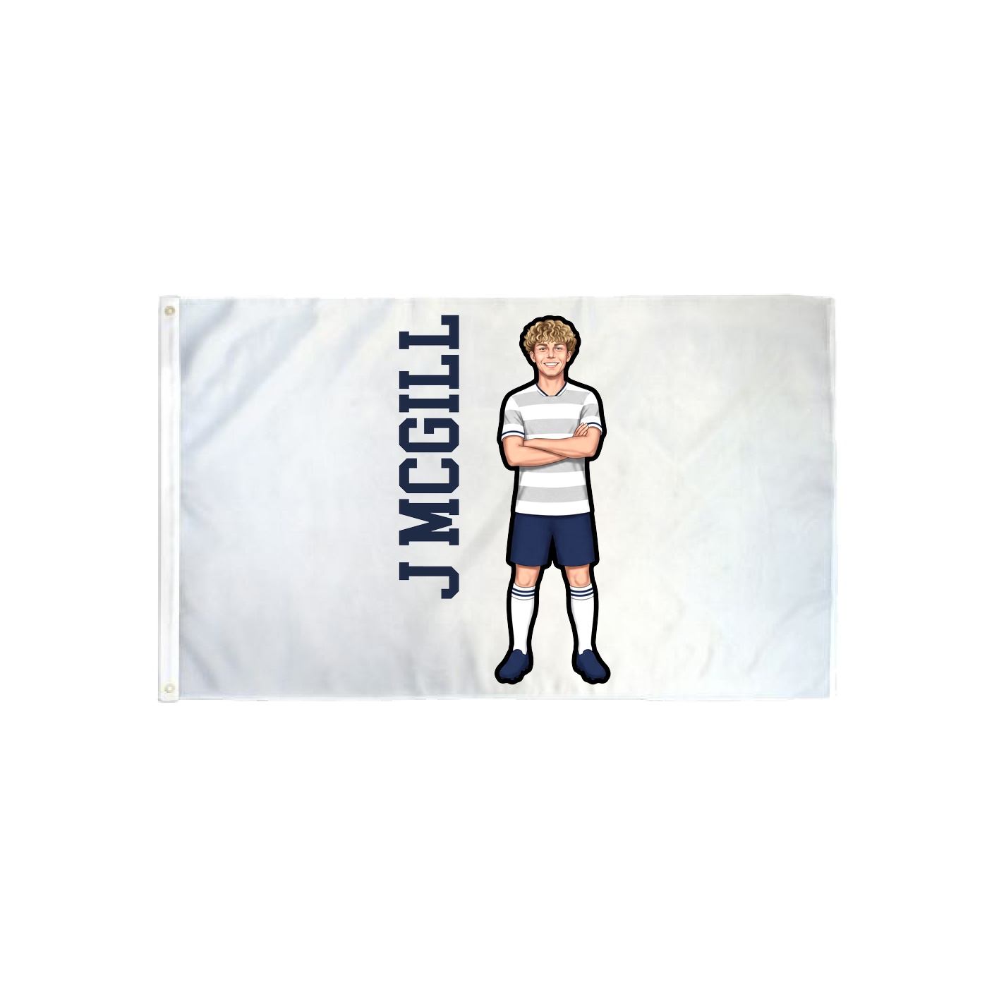 3x5 Flag — Name Vertical in Classic