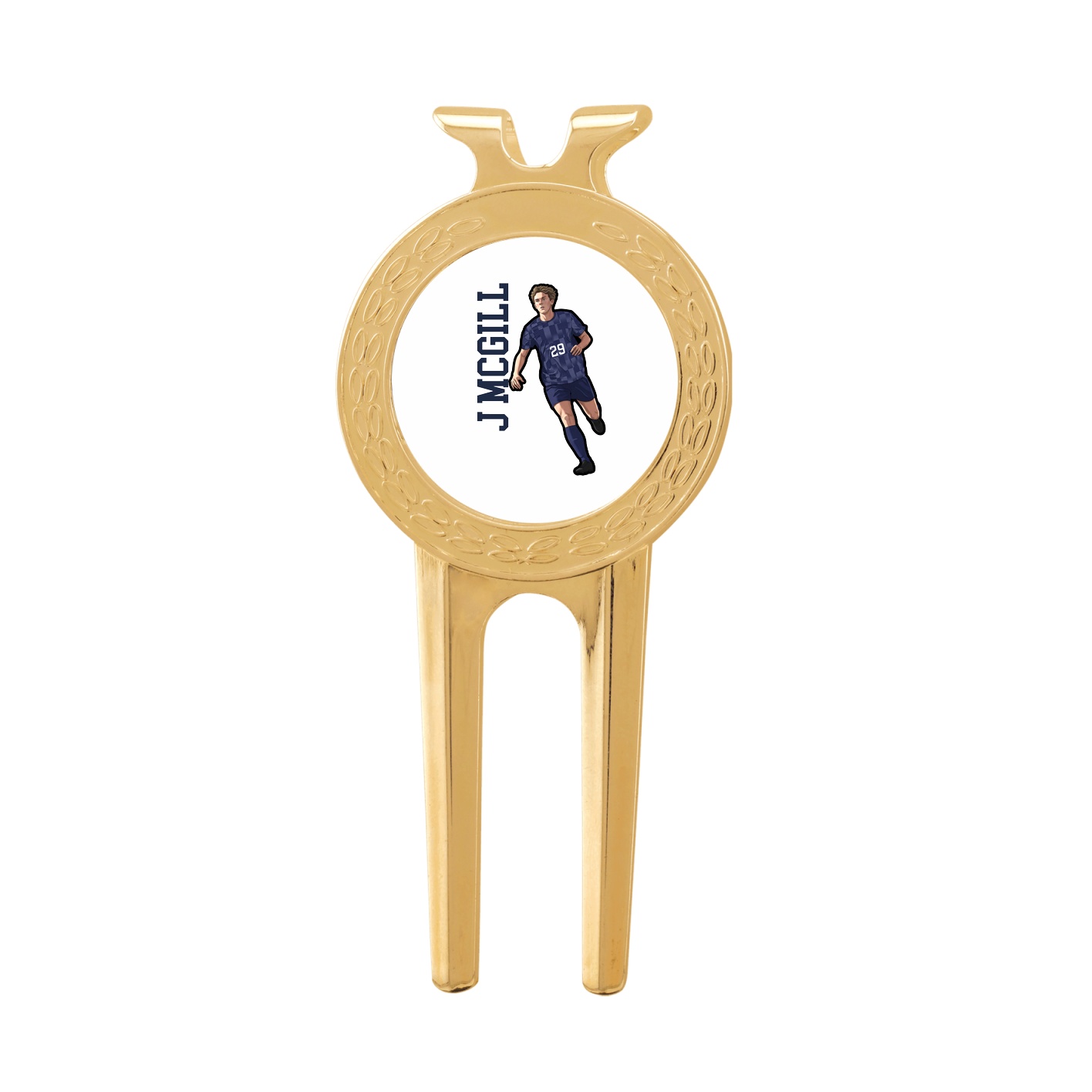 Divot Tool with Ball Marker — Name Vertical in Classic