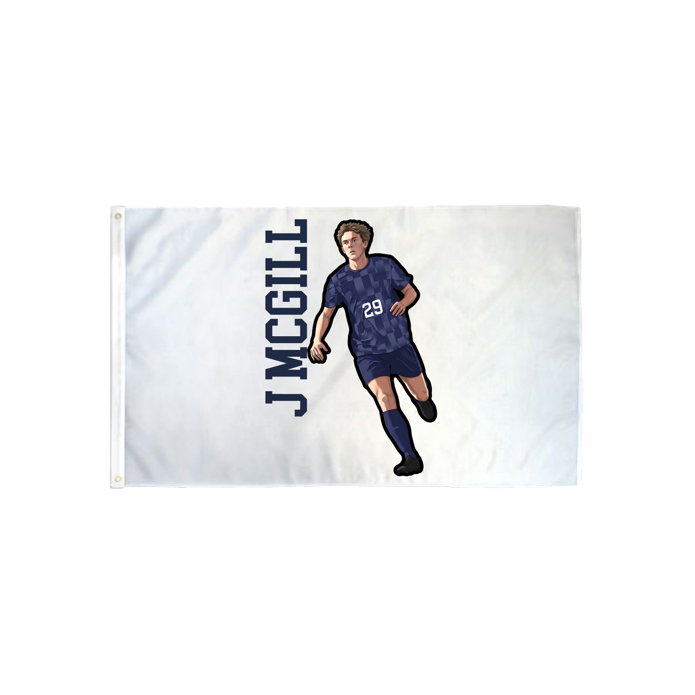 3x5 Flag — Name Vertical in Classic