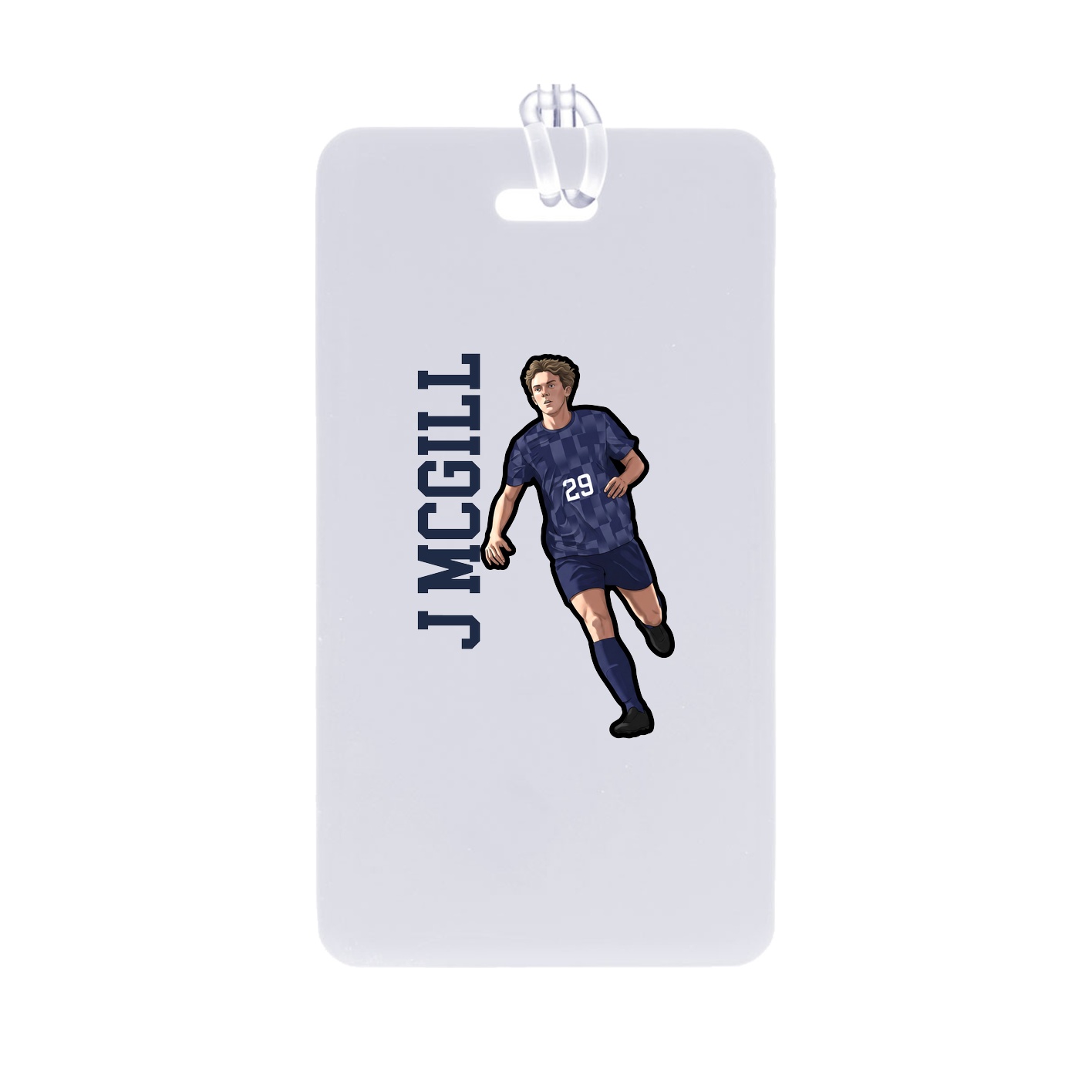 Bag Tag — Name Vertical in Classic