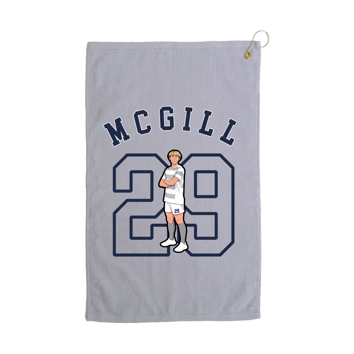 Golf Towel — Shirsey Arch in Grey