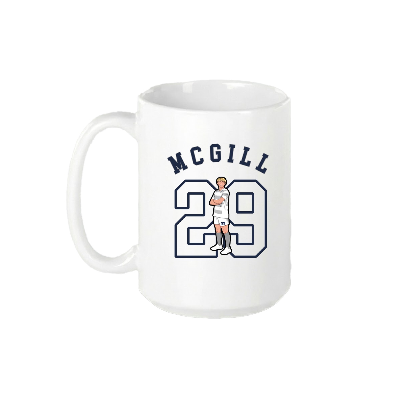 15oz Coffee Mug — Shirsey Arch in White