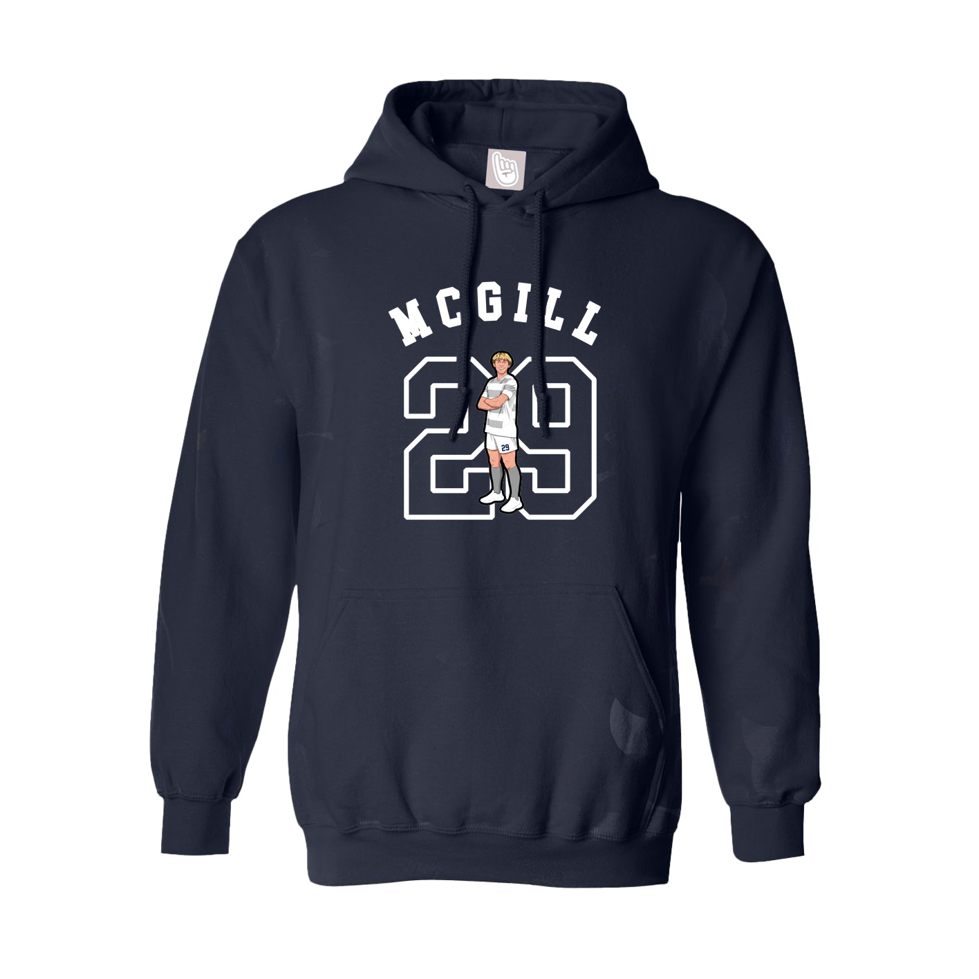 Youth Hoodie — Shirsey Arch in Navy