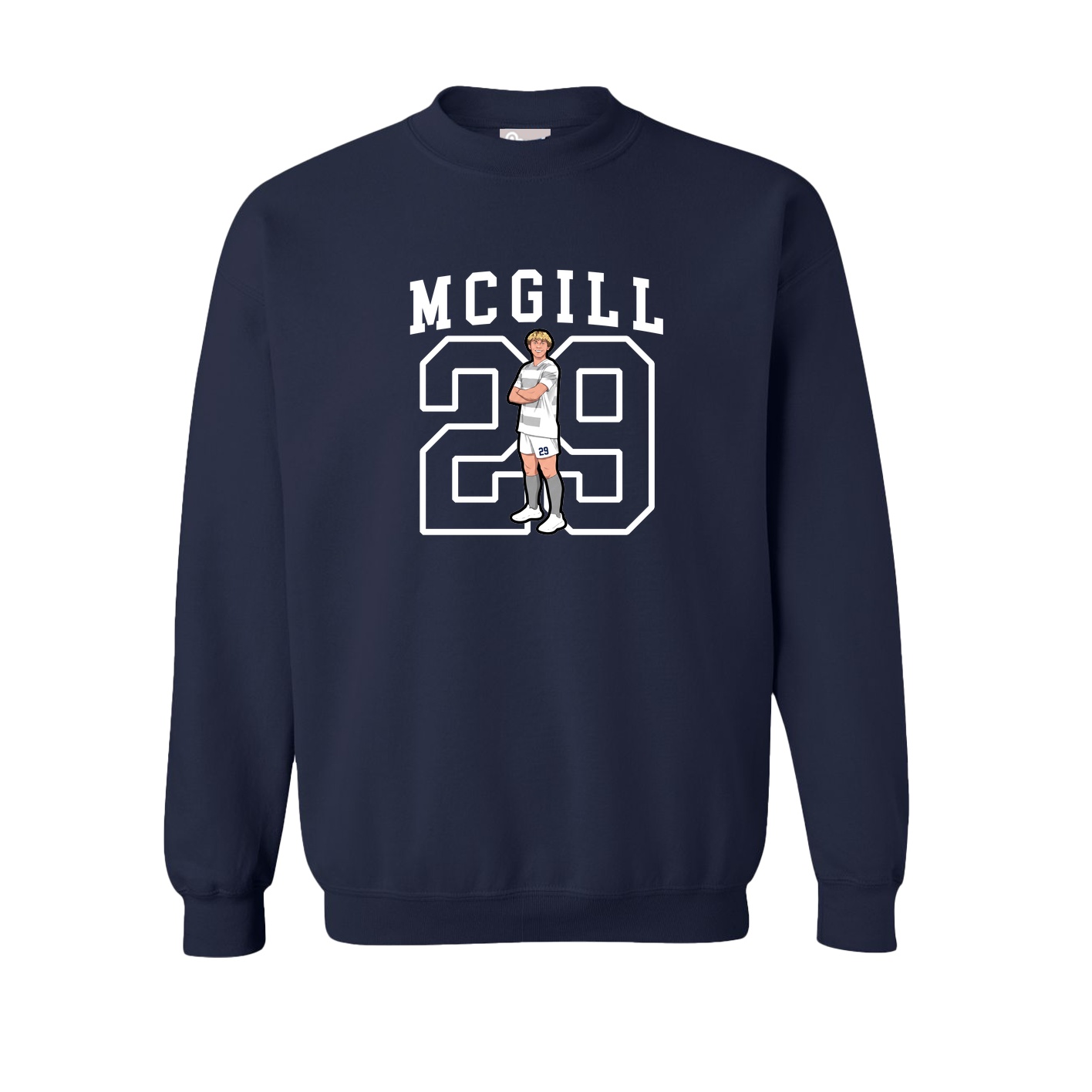 Fleece Crew — Shirsey in Navy