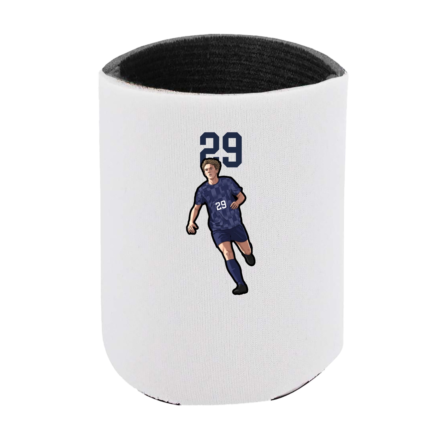 Can Holder — Number Top in White