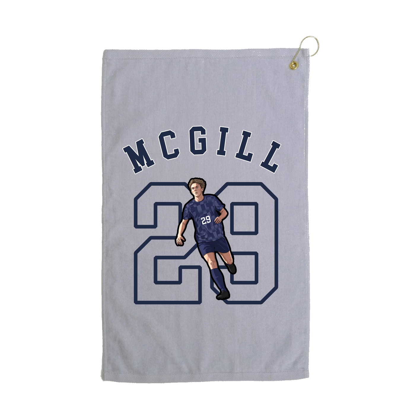 Golf Towel — Shirsey Arch in Grey