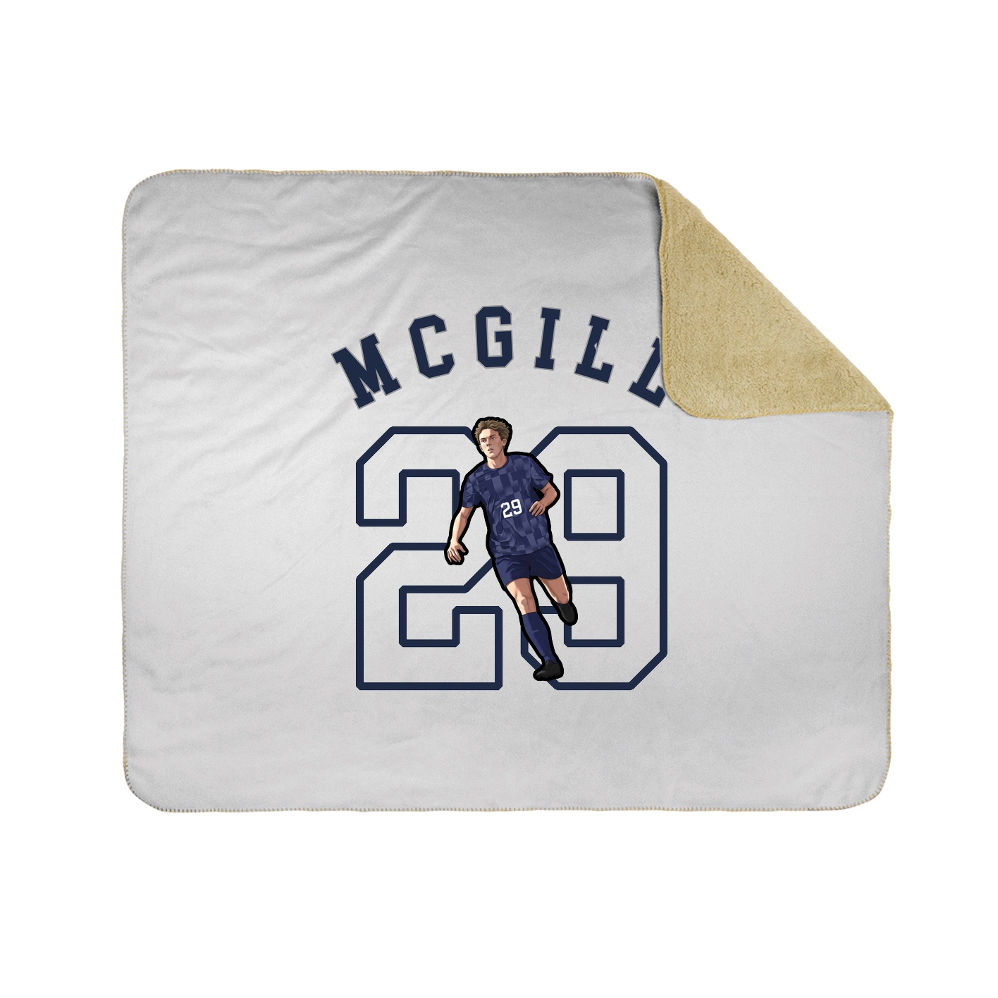 Throw Blanket — Shirsey Arch in White