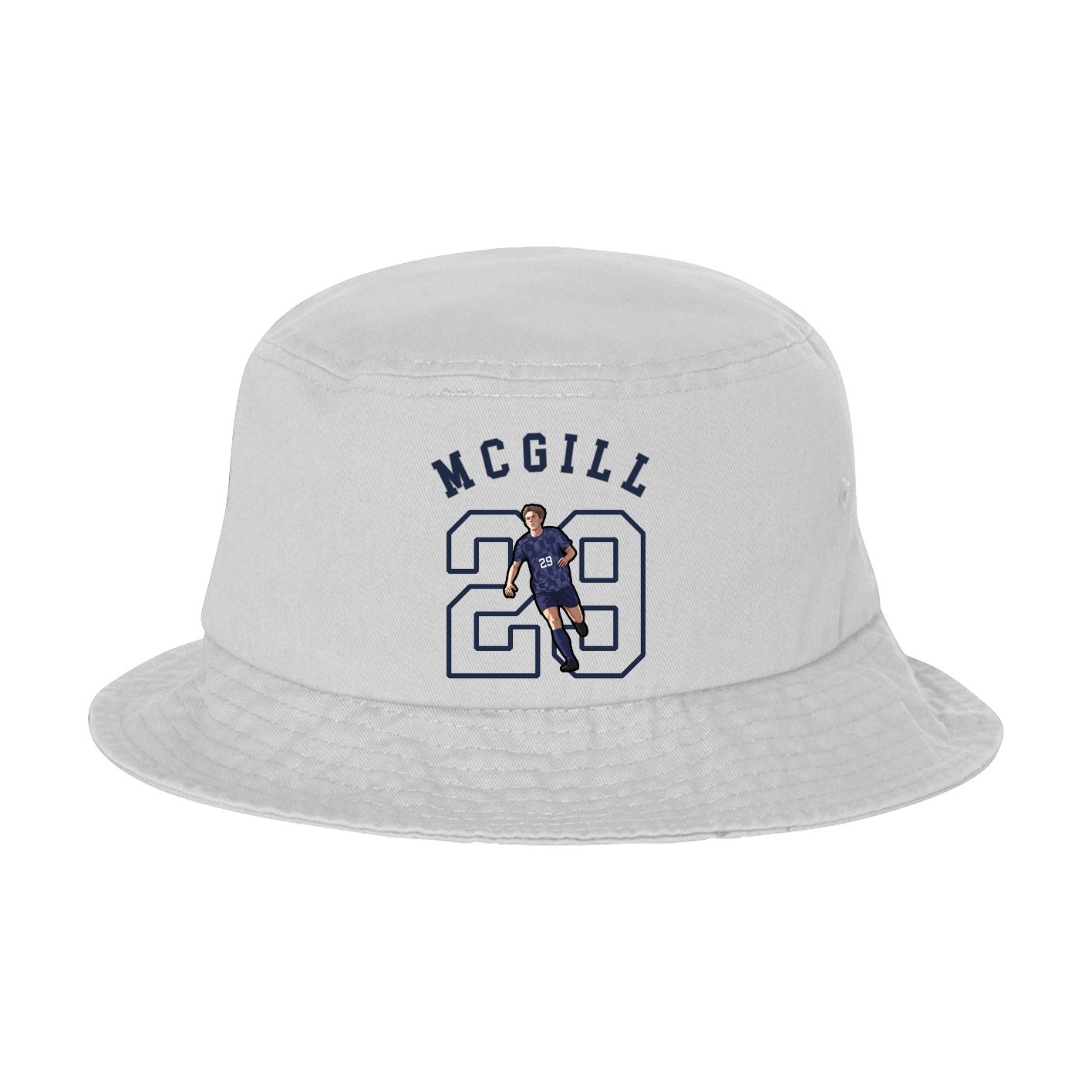 Bucket Cap — Shirsey Arch in White