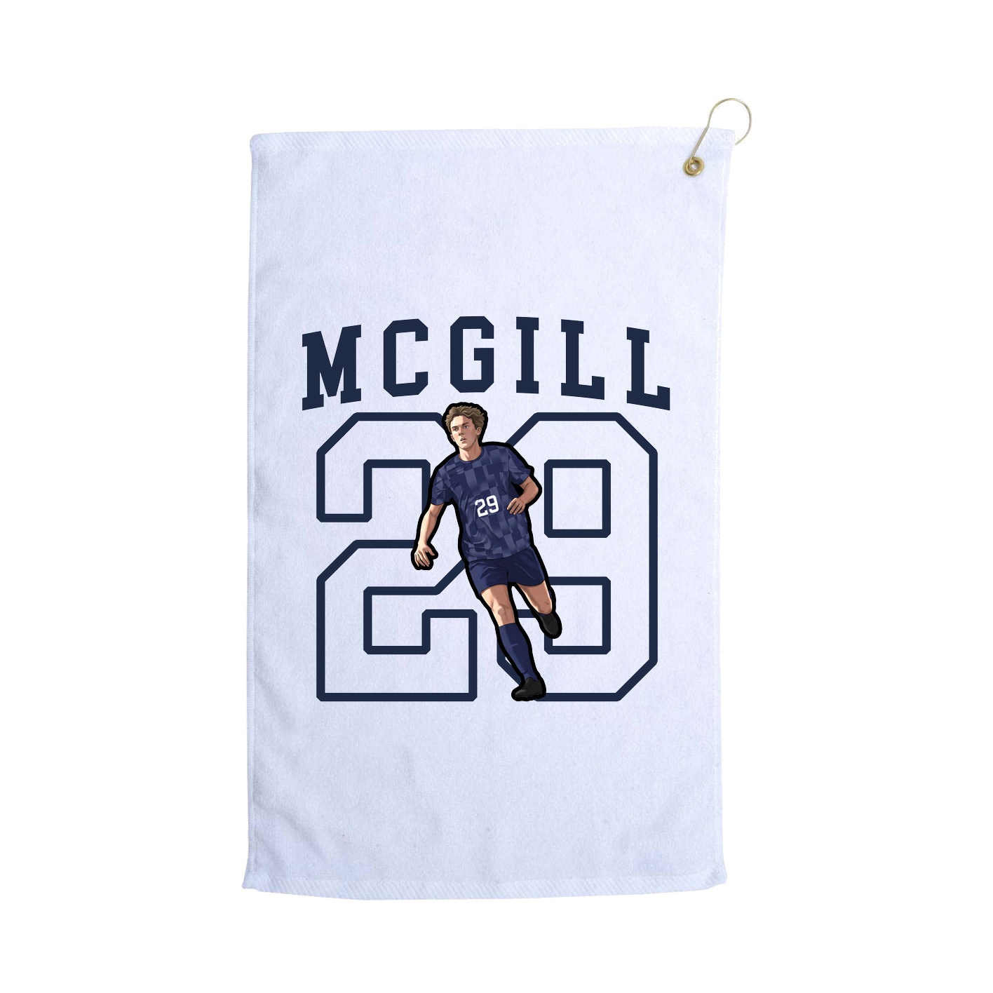 Golf Towel — Shirsey in White
