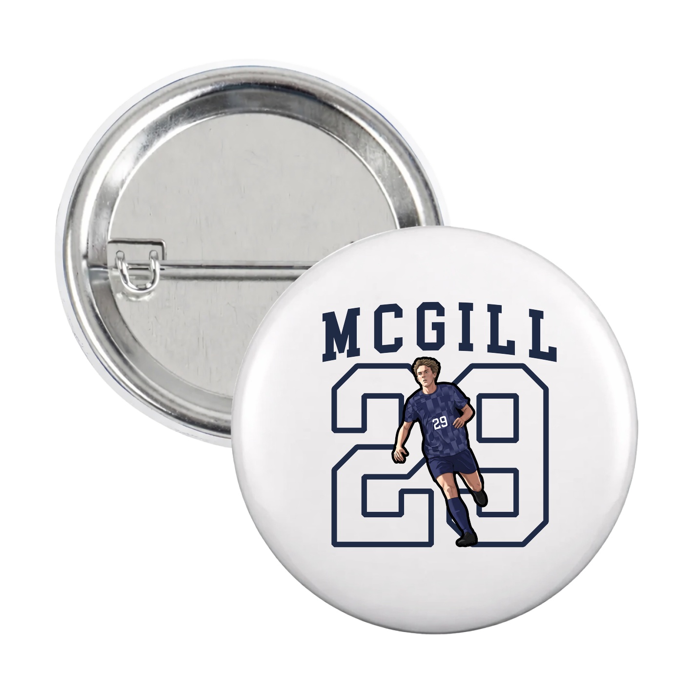 Game Day Button — Shirsey in White