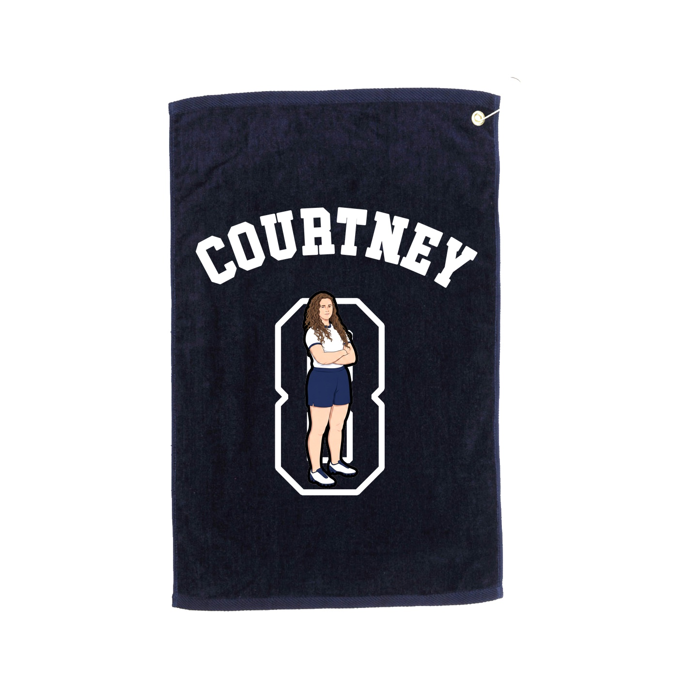 Golf Towel — Shirsey Arch in Navy