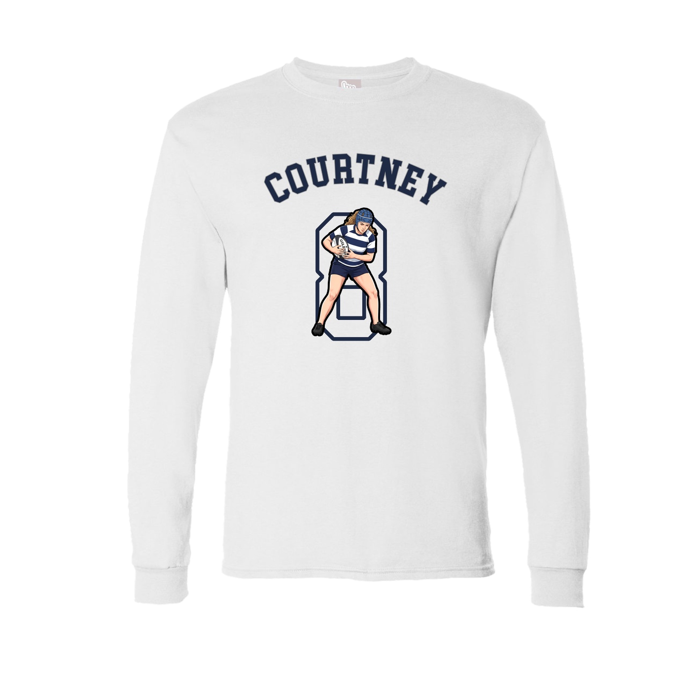 Long Sleeve Tee — Shirsey Arch in White