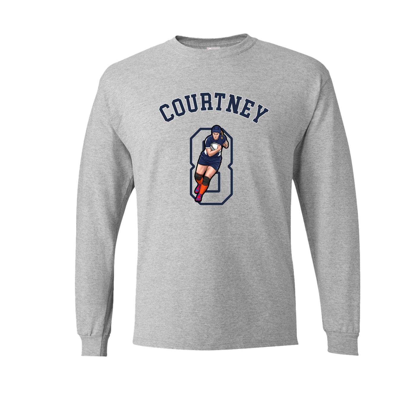 Long Sleeve Tee — Shirsey Arch in Grey