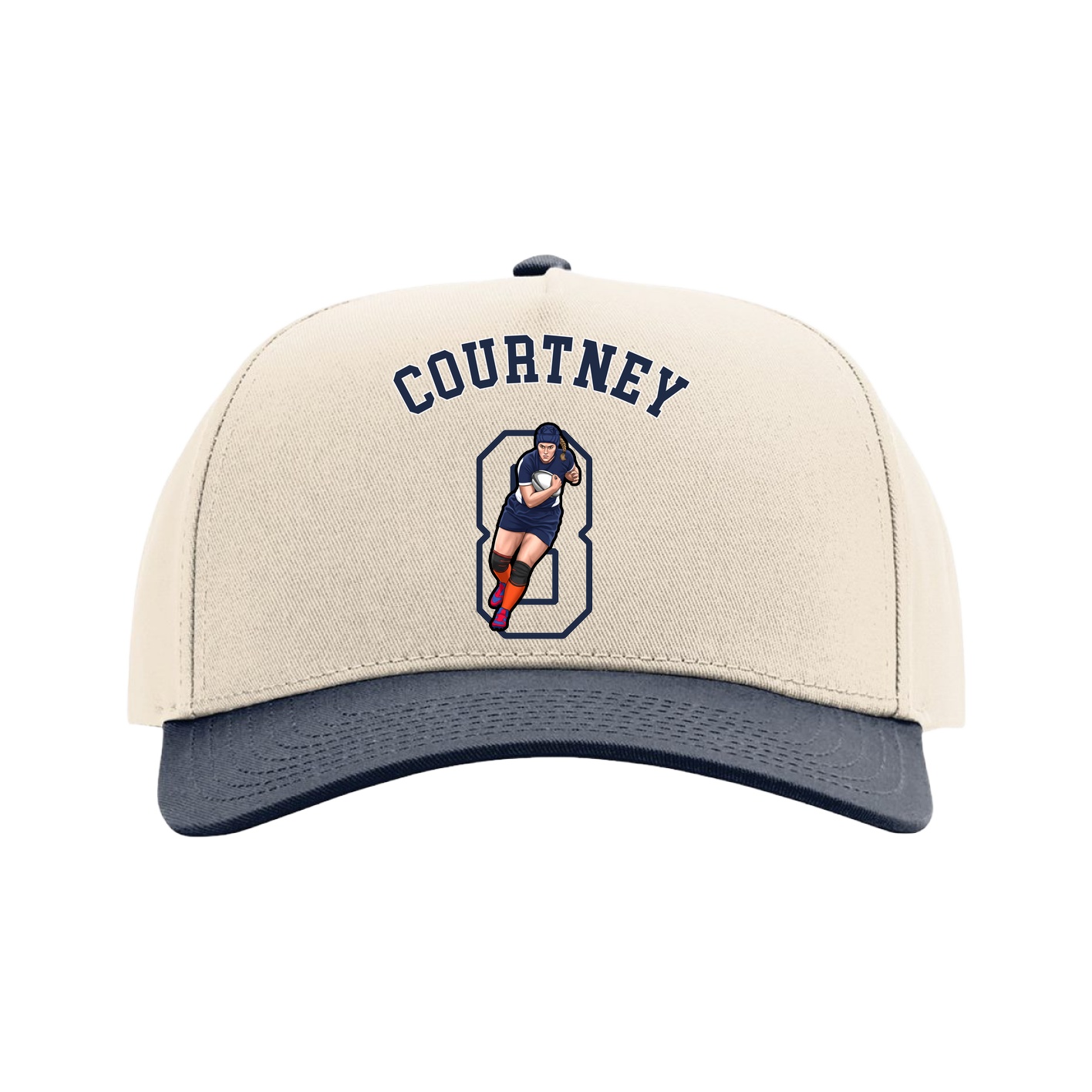 Full Fabric Five-Panel Champ Cap