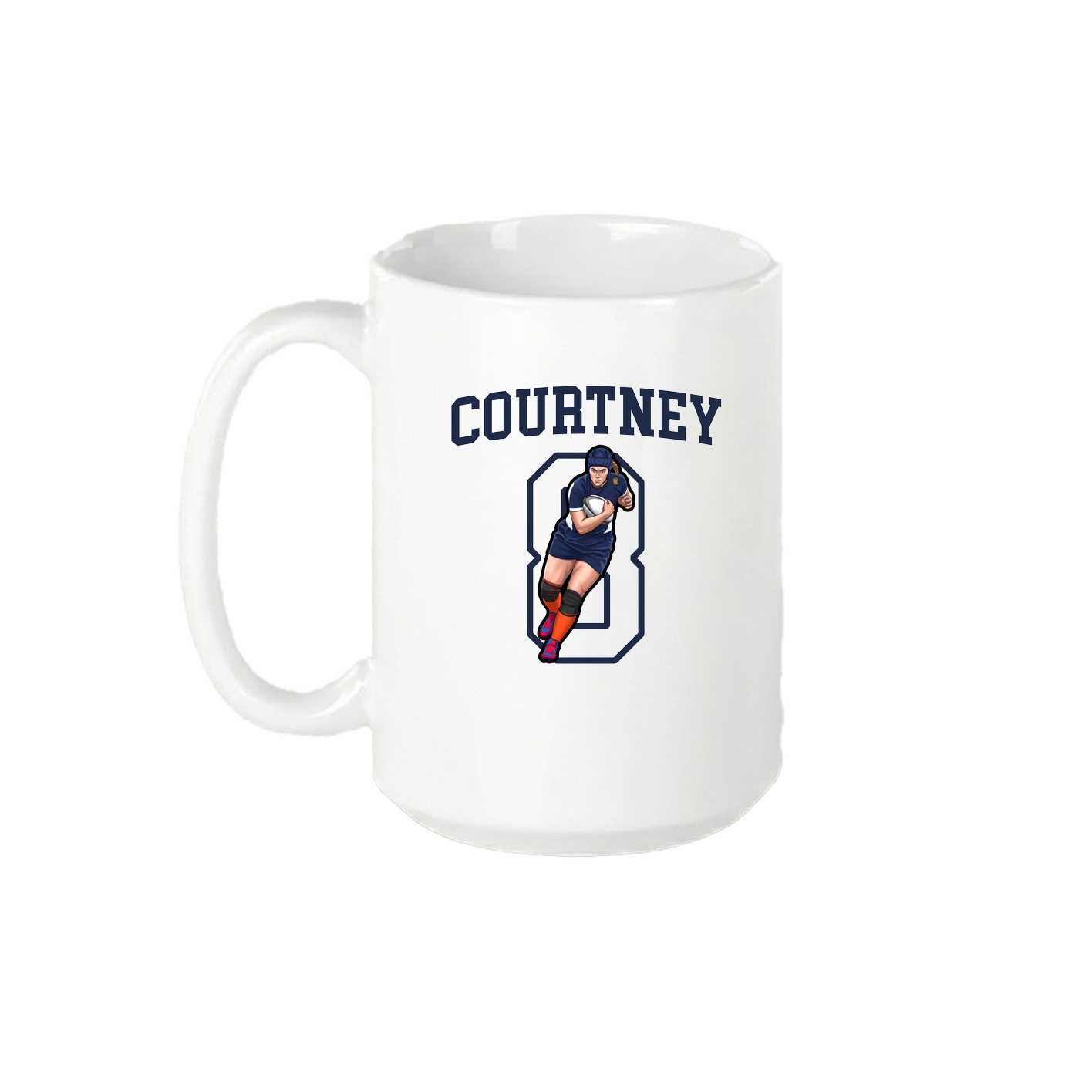15oz Coffee Mug — Shirsey in White