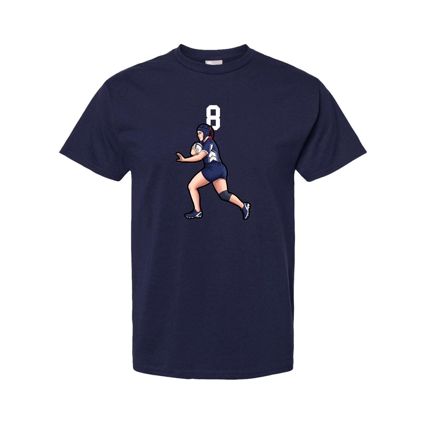 Tee — Number Top in Navy