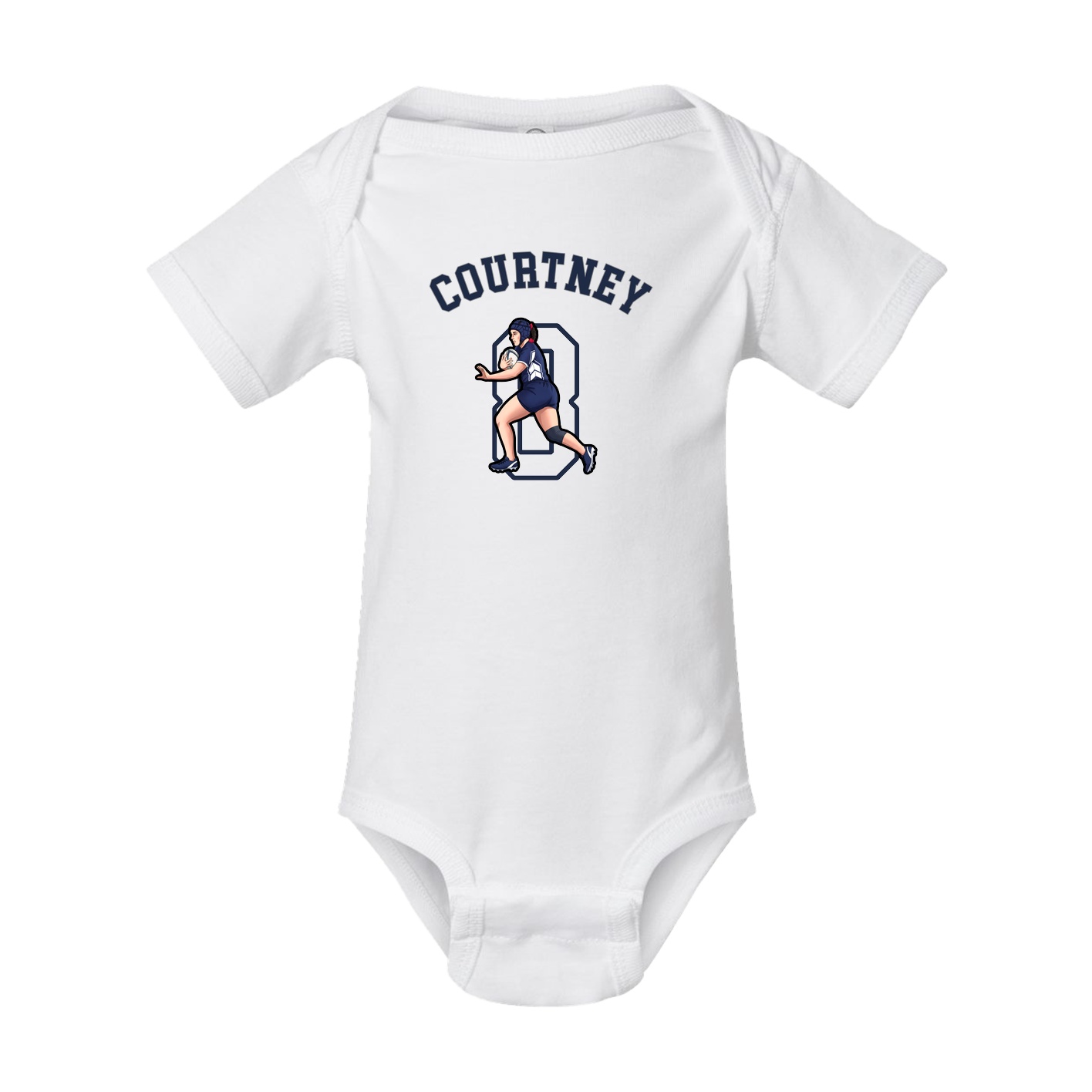 Baby Onesie — Shirsey Arch in White