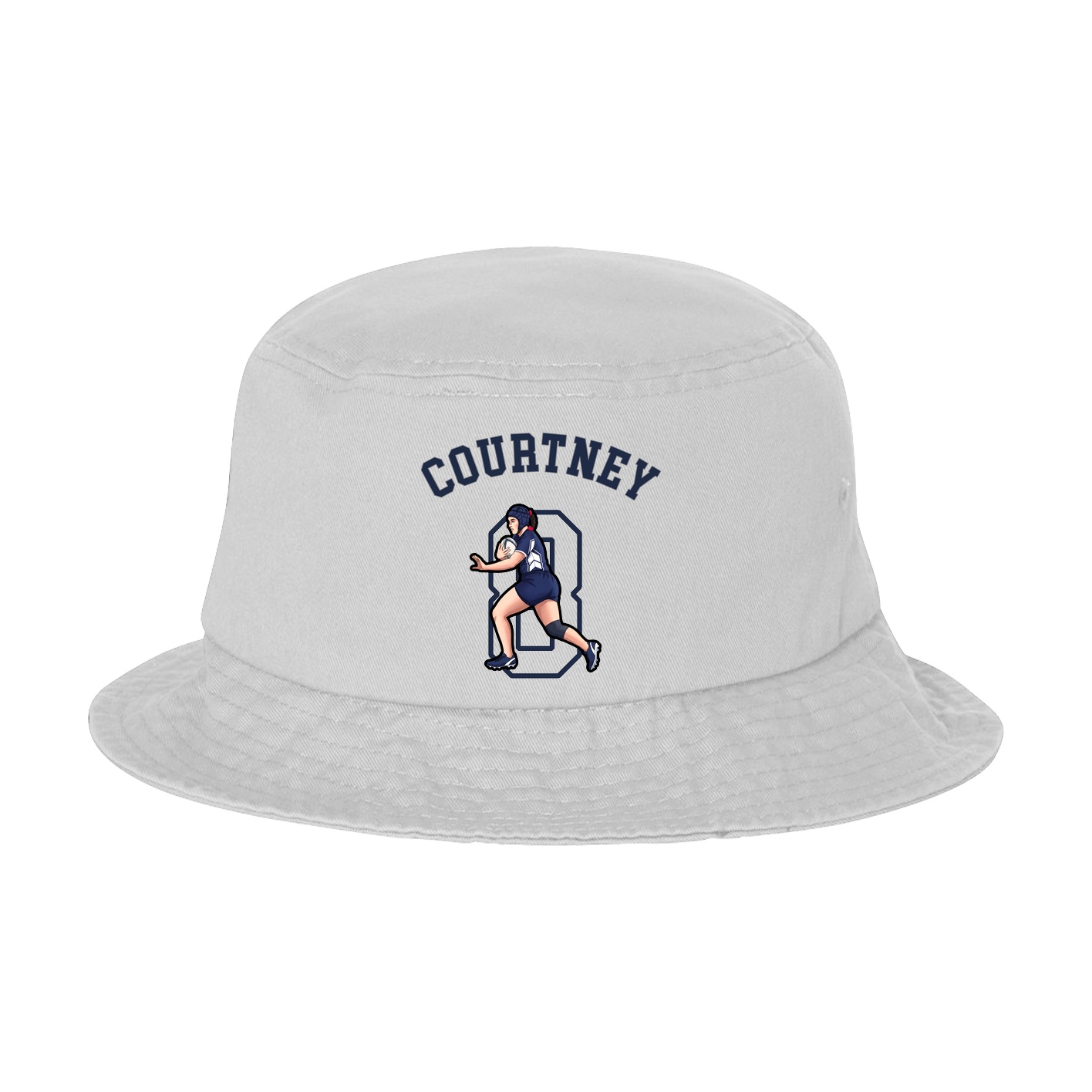 Bucket Cap — Shirsey Arch in White