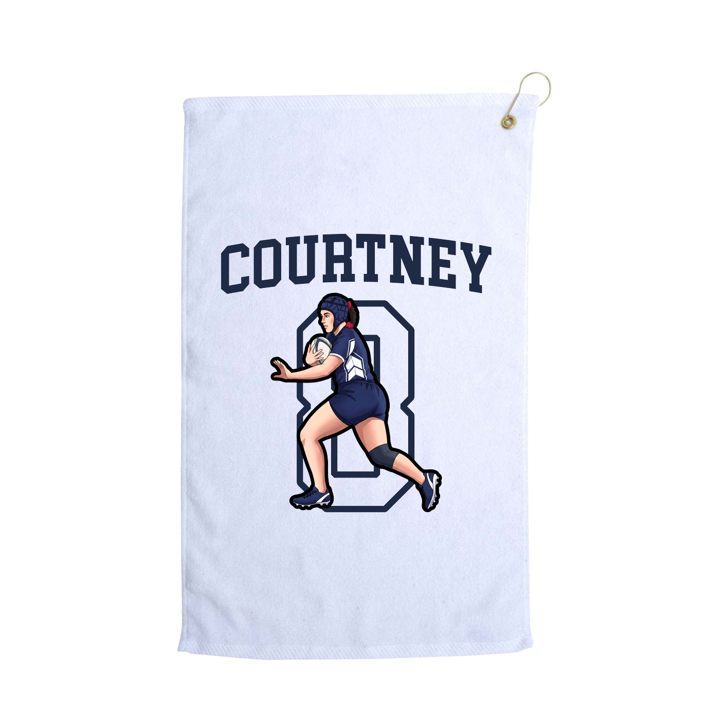 Golf Towel — Shirsey in White